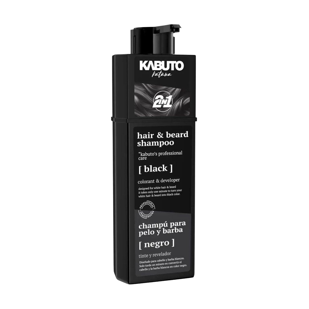 

Чоловічий шампунь для бороди та волосся Kabuto Katana Hair & Beard Shampoo, Black, 200 мл