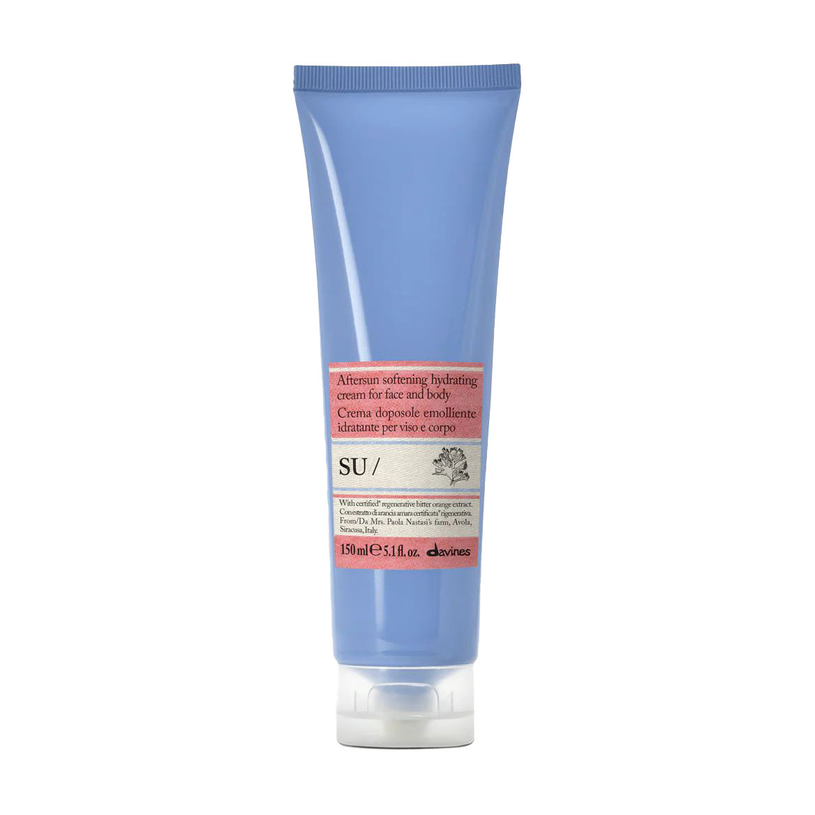 

Зволожувальний крем для обличчя та тіла після засмаги Davines Su Aftersun Softening Hydrating Cream, 150 мл