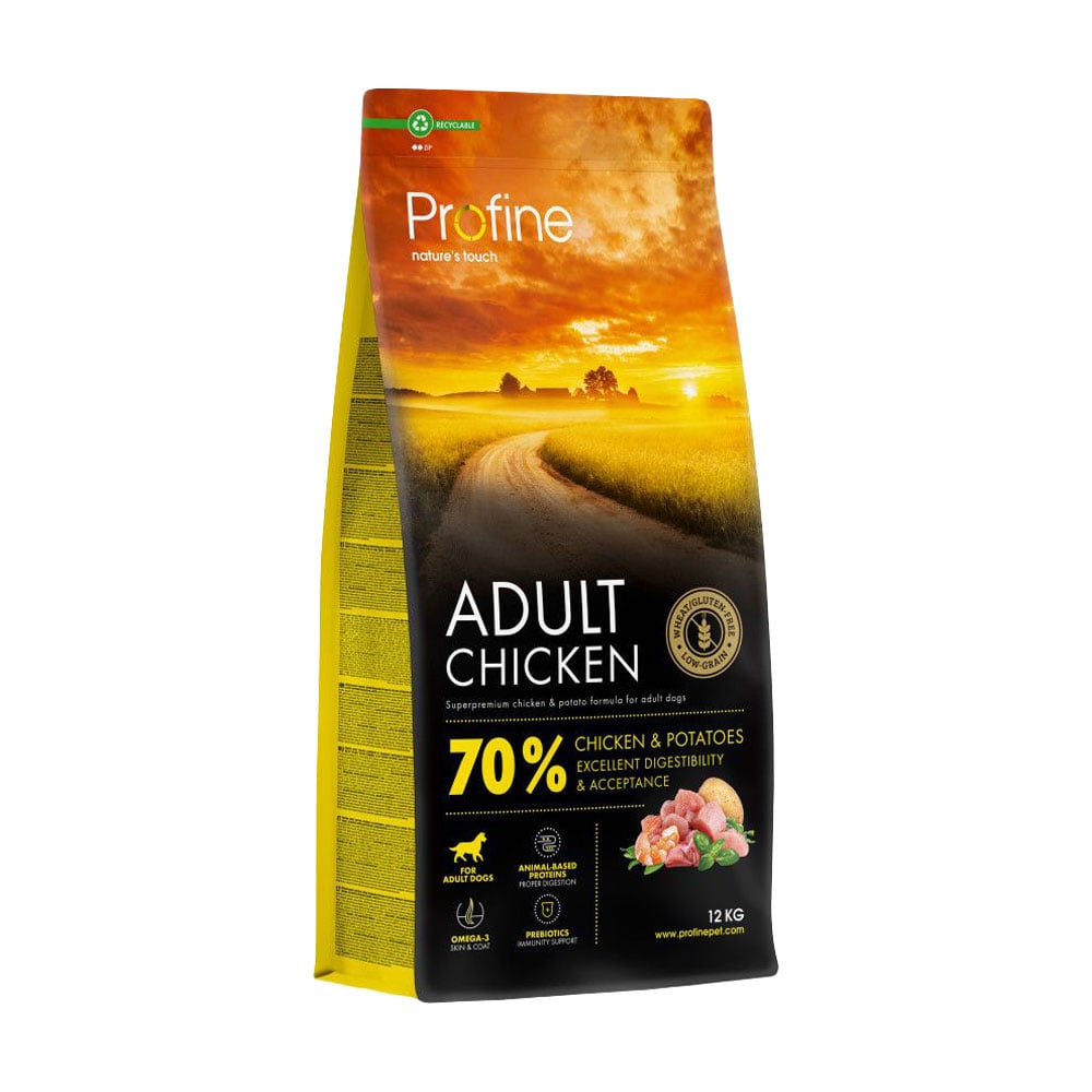 Сухий корм для дорослих собак Profine Adult з куркою та картоплею, 12 кг