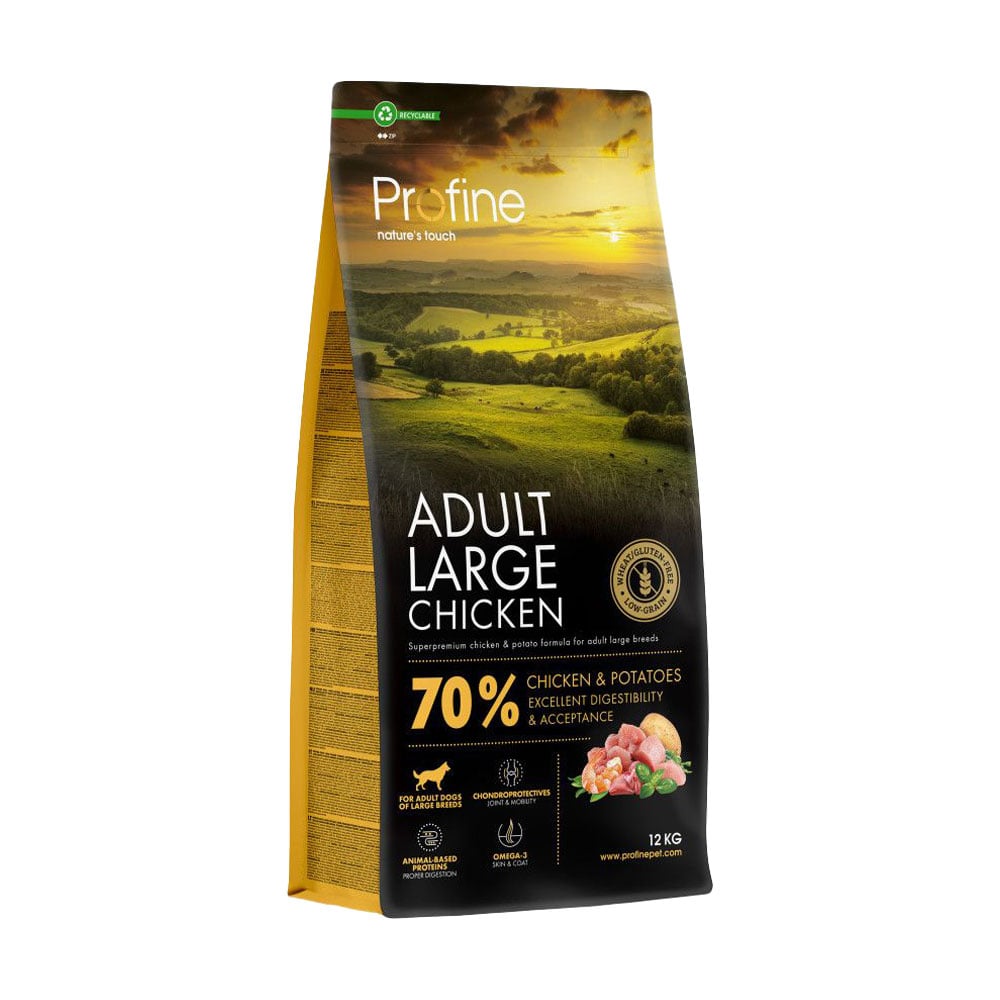 Сухий корм для дорослих собак Profine Adult Large з куркою та картоплею, 12 кг