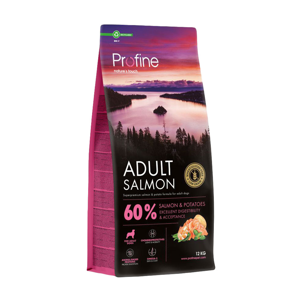Сухий корм для дорослих собак Profine Adult з лососем та картоплею, 12 кг