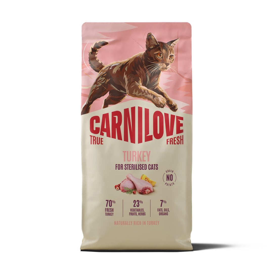 

Сухий корм для стерилізованих котів Carnilove True Fresh Turkey Sterilised з індичкою, 6 кг