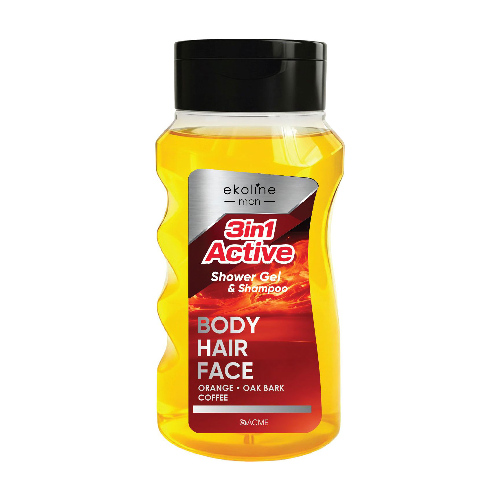 

Чоловічий гель-шампунь для тіла, волосся та обличчя 3 в 1 Acme EkoLine Men Active Shower Gel & Shampoo, 280 мл