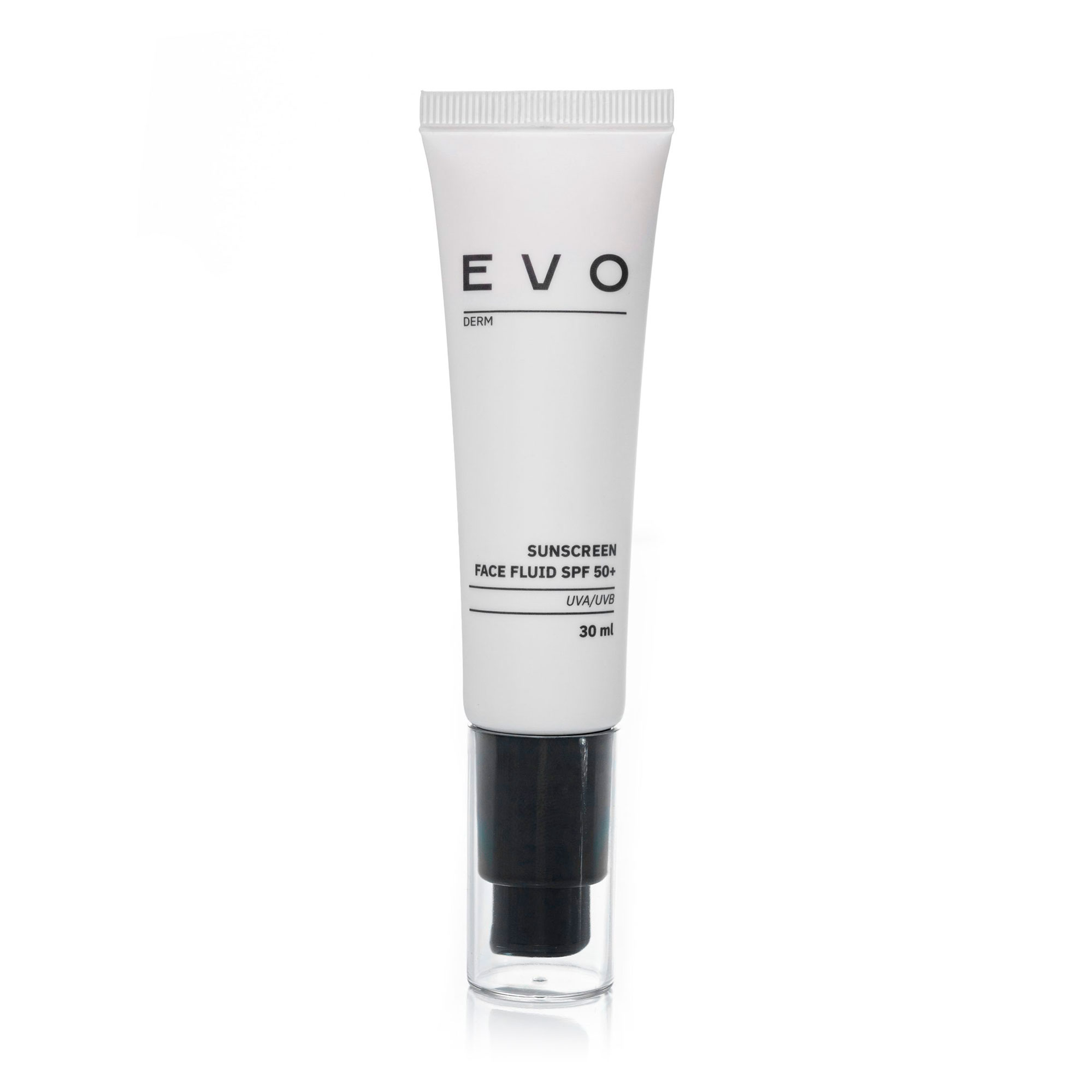 Сонцезахисний флюїд для обличчя EVO derm Sunscreen Face Fluid SPF 50+, 30 мл