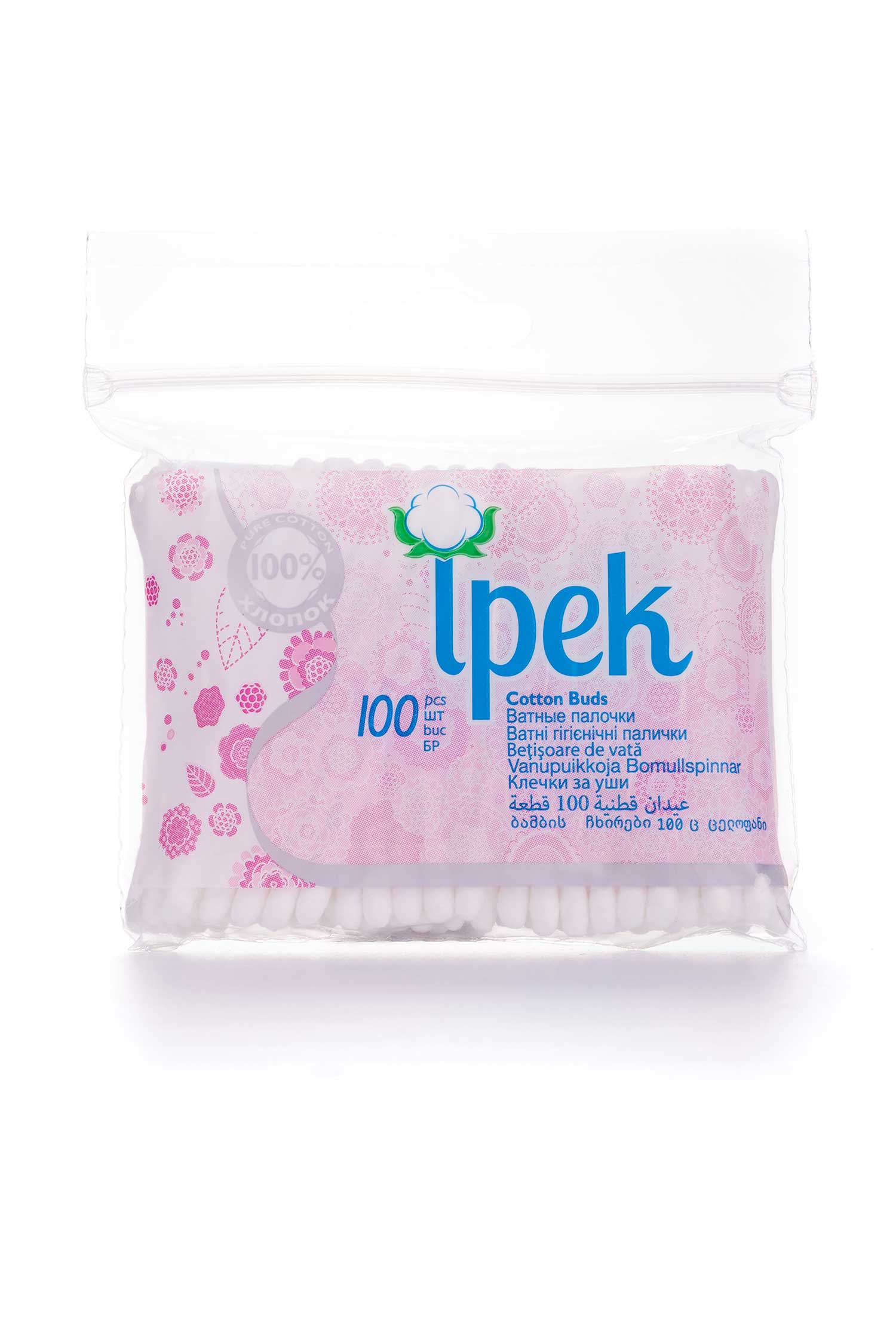 

Палички ватні IPEK п/е, 100шт
