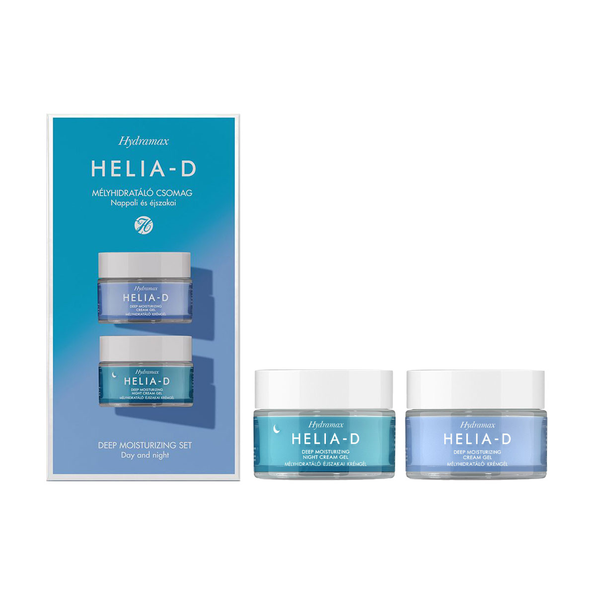 Набір для обличчя Helia-D Hydramax Deep Moisturizing Set (крем, 50 мл + нічний крем, 50 мл)