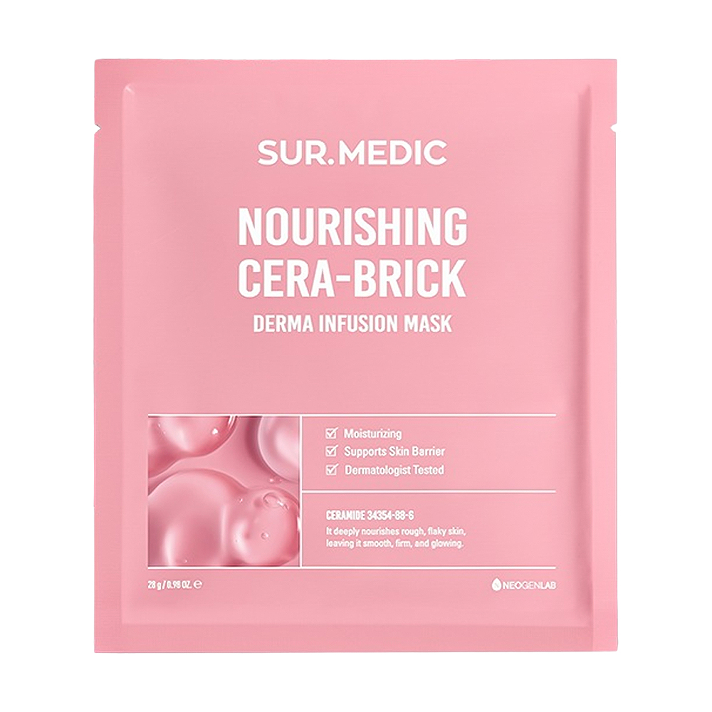 Живильна тканинна маска для обличчя Neogen Sur.Medic Nourishing Cera-Brick Derma Infusion Mask, 28 г
