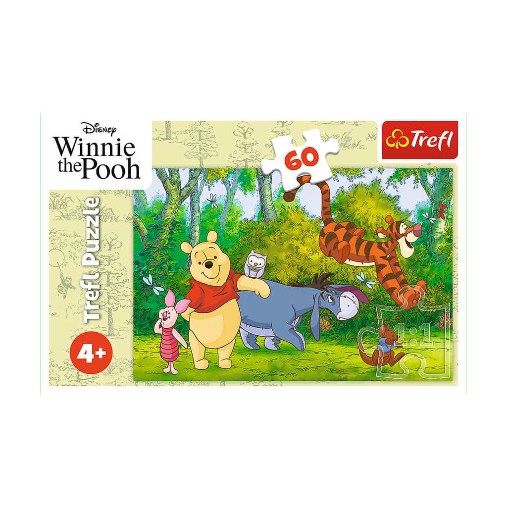 Пазли Trefl Disney Winnie The Pooh Смачний мед, від 4 років, 60 елементів (74113)