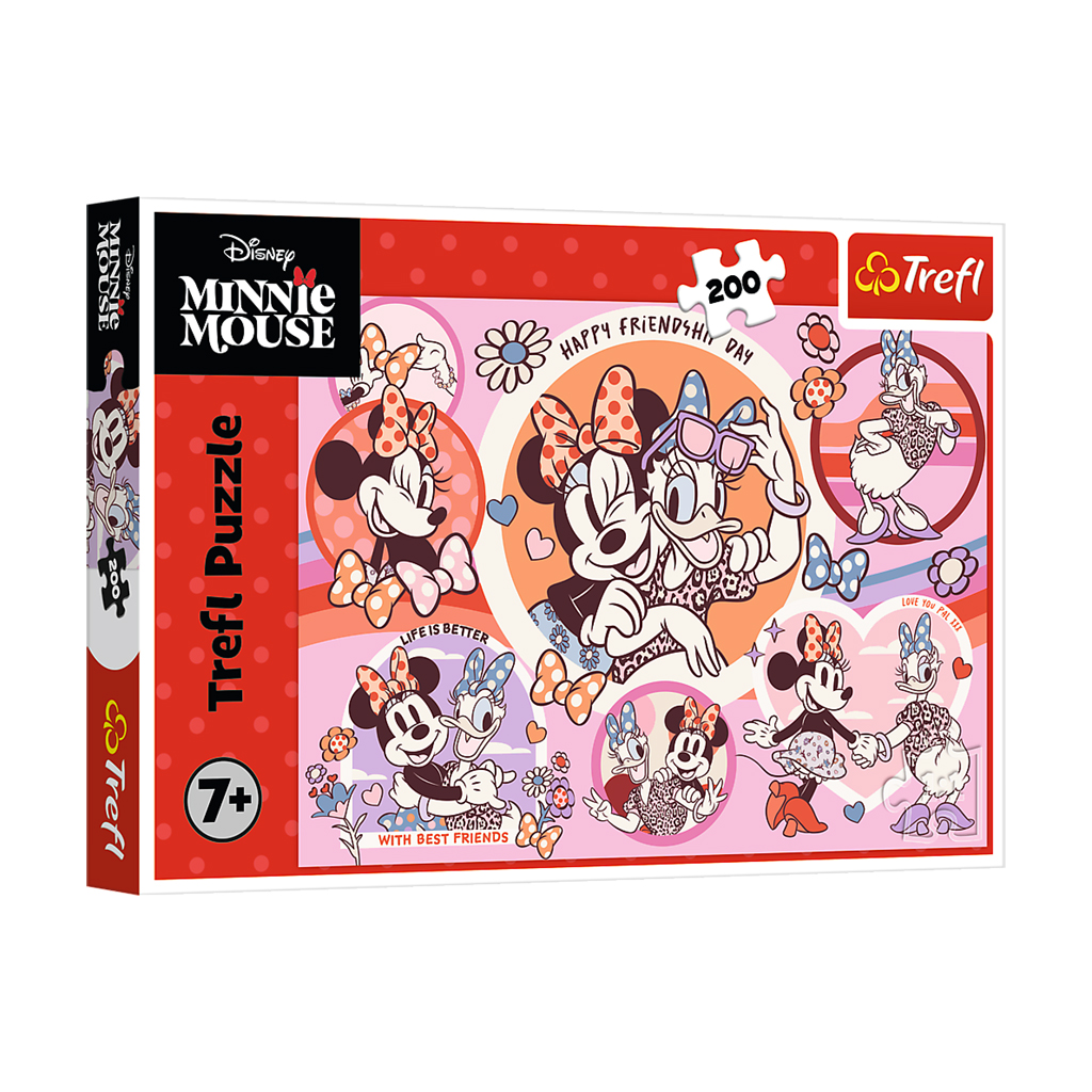 Пазли Trefl Disney Minnie Mouse Звички Мінні Маус, від 7 років, 200 елементів (33431)