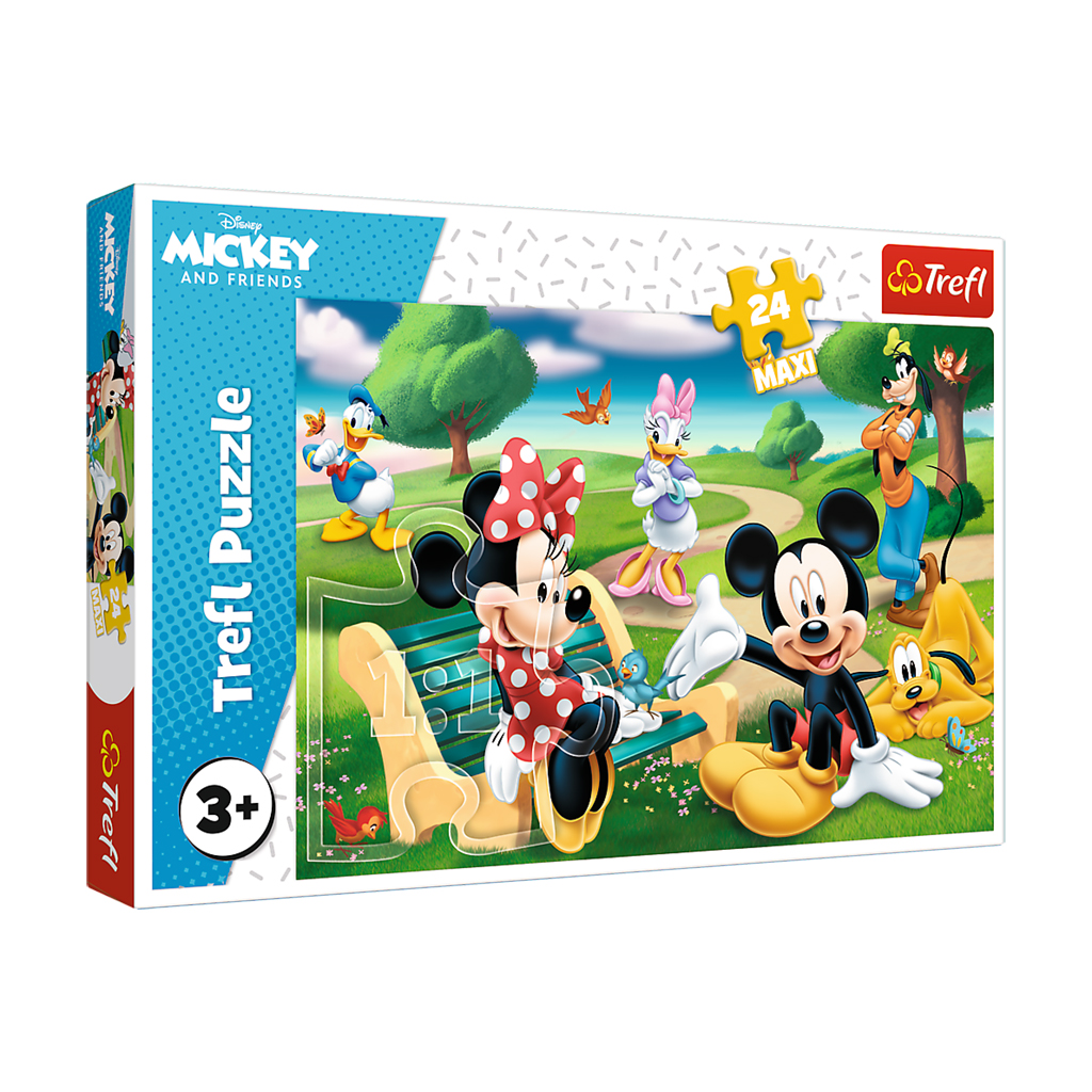 Пазли Trefl Disney Princess Міккі Маус серед друзів, від 3 років, 24 елементи (43447)