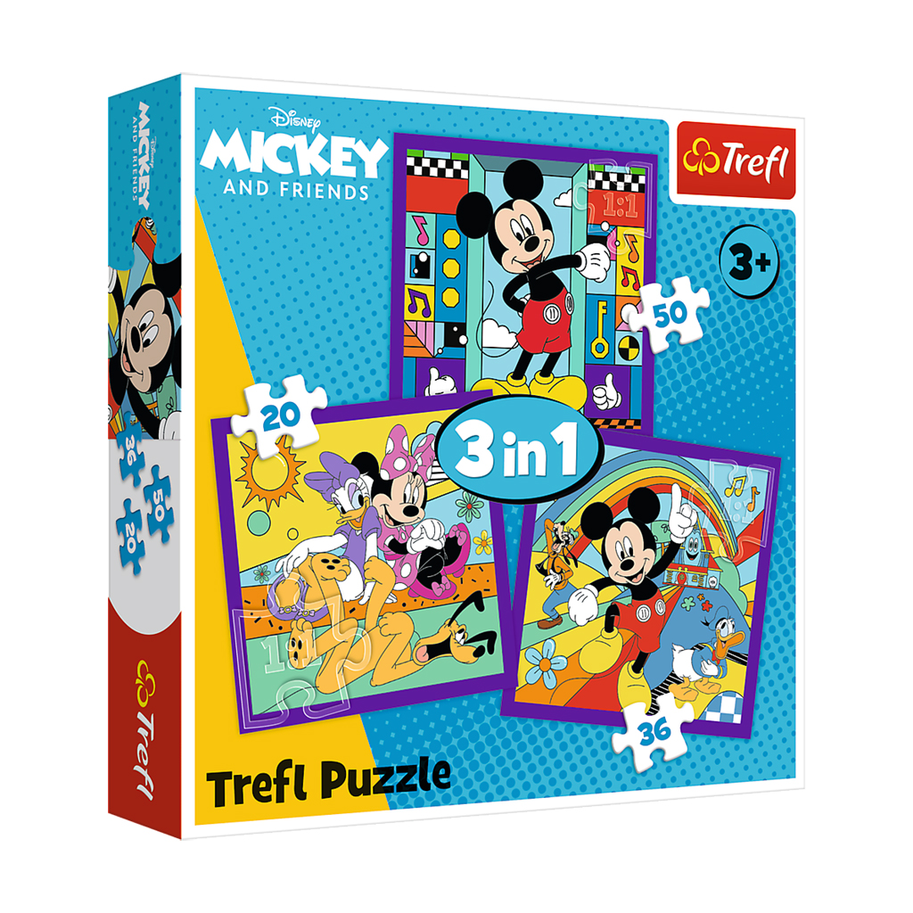 Пазли Trefl Disney Міккі та його весела команда, від 3 років, 106 елементів (48941)
