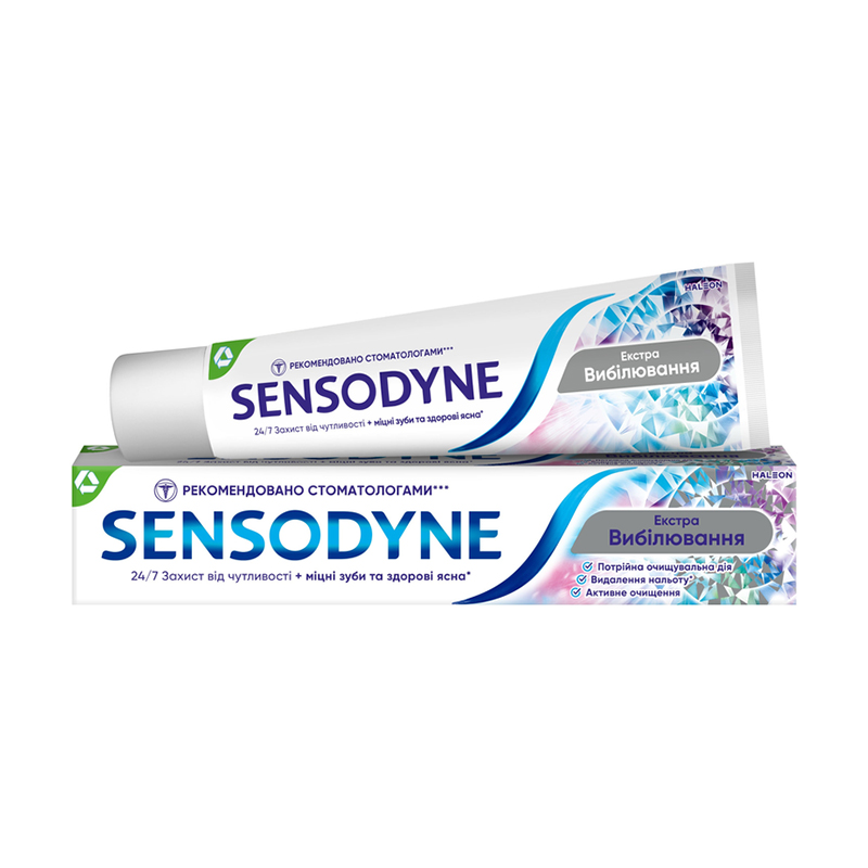 

Уцінка! Зубна паста Sensodyne Екстра вибілювання, 75 мл