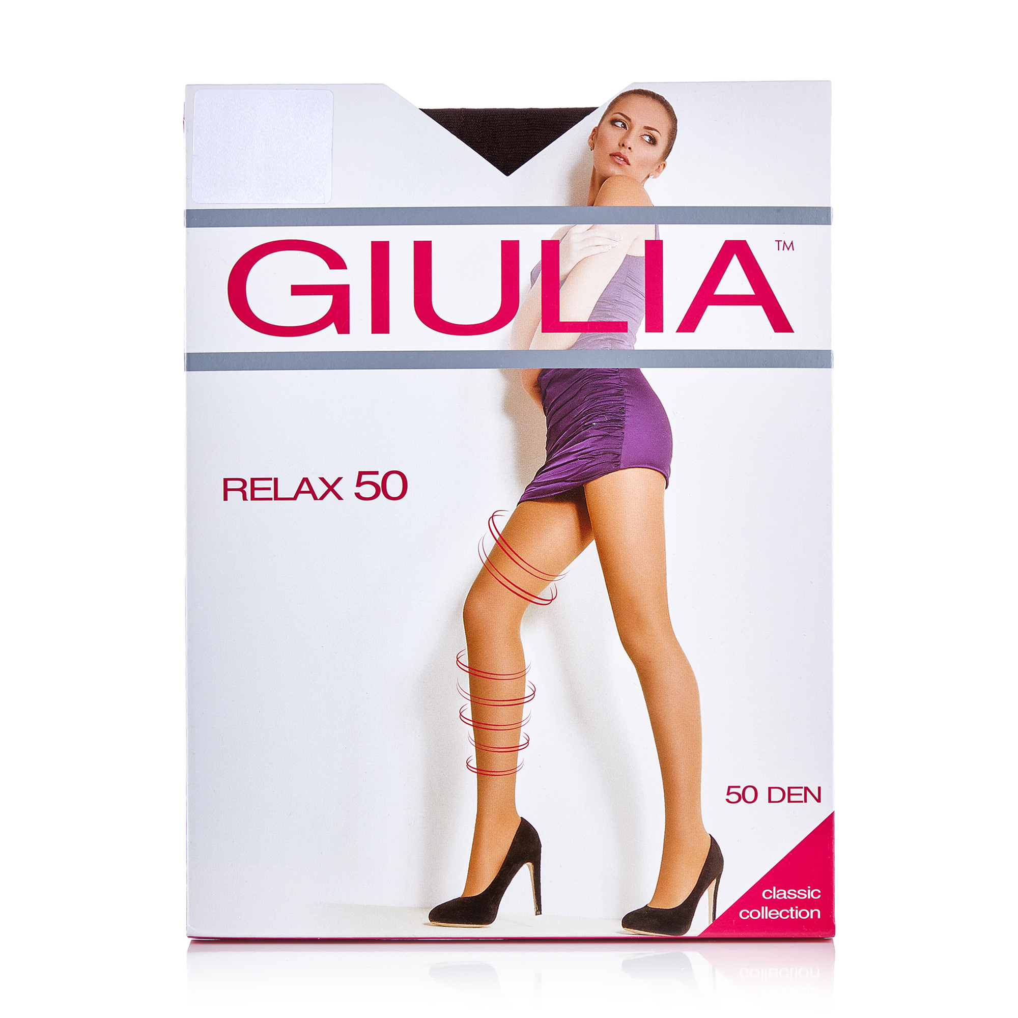 

Колготки жіночі Giulia Relax підтримуючі, з шортиками, 50 DEN, Cappuccino, розмір 2