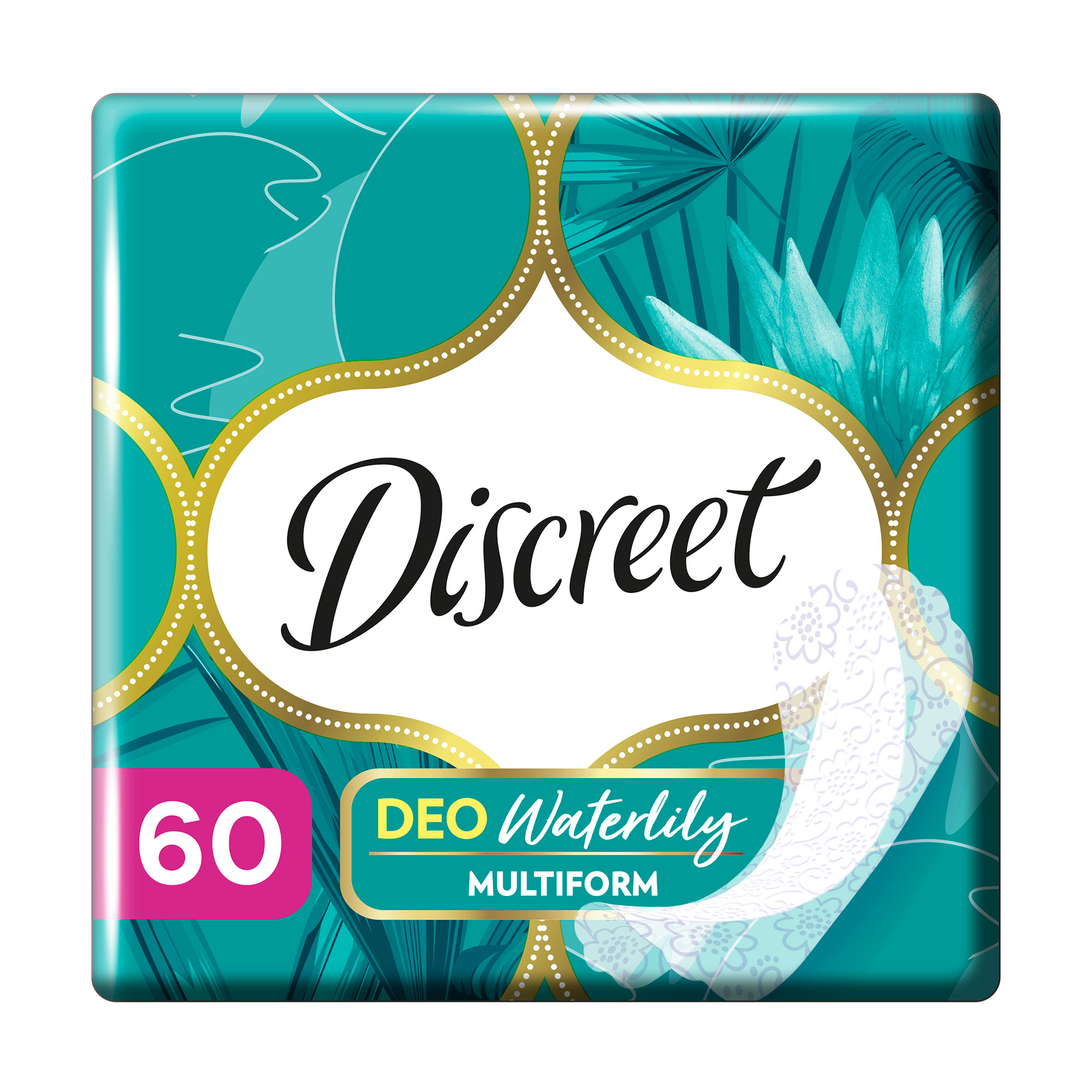

Уцінка! Щоденні прокладки Discreet Deo Waterlily Multiform, 60 шт