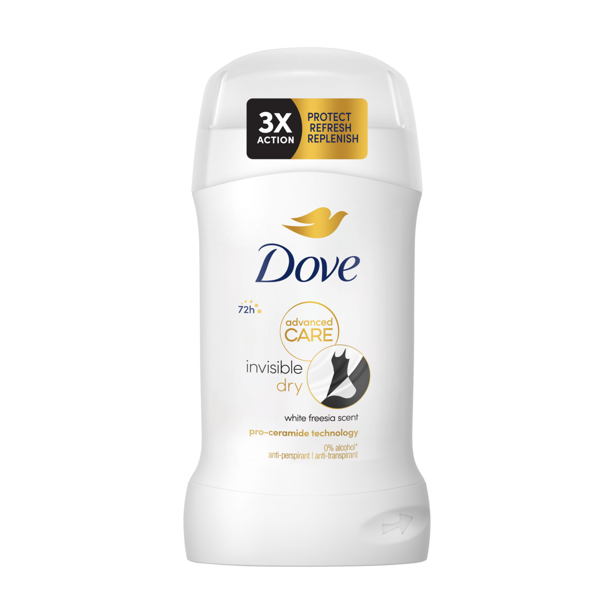 

Уцінка! Антиперспірант-стік Dove Invisible Dry 72H жіночий, 50 мл