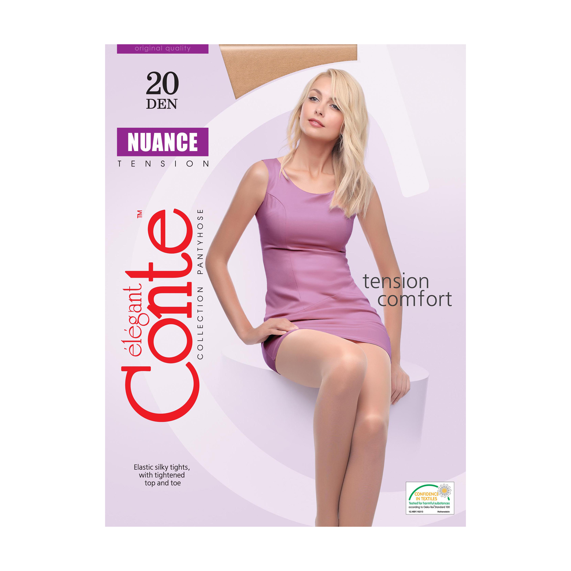 

Колготки жіночі з шортиками Conte elegant Nuance 20 DEN, Mocca, розмір 6