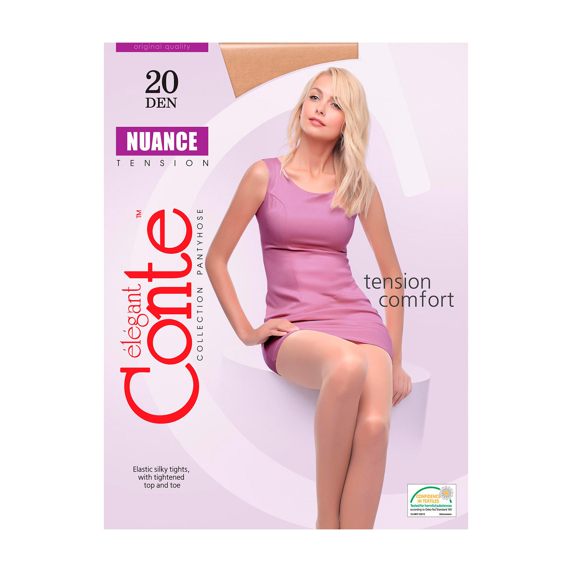 

Колготки жіночі з шортиками Conte elegant Nuance 20 DEN, Shade, розмір 6