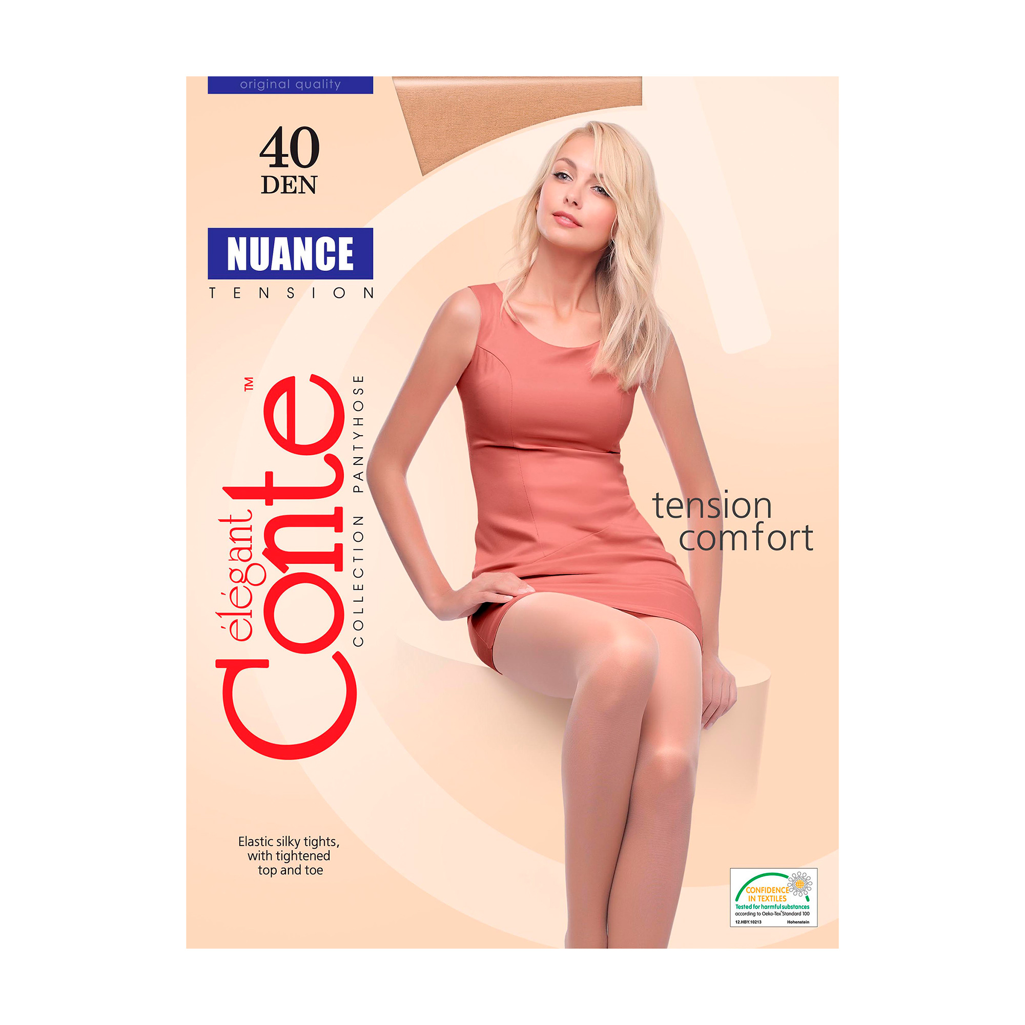 

Колготки жіночі з шортиками Conte elegant Nuance 40 DEN, Shade, розмір 4