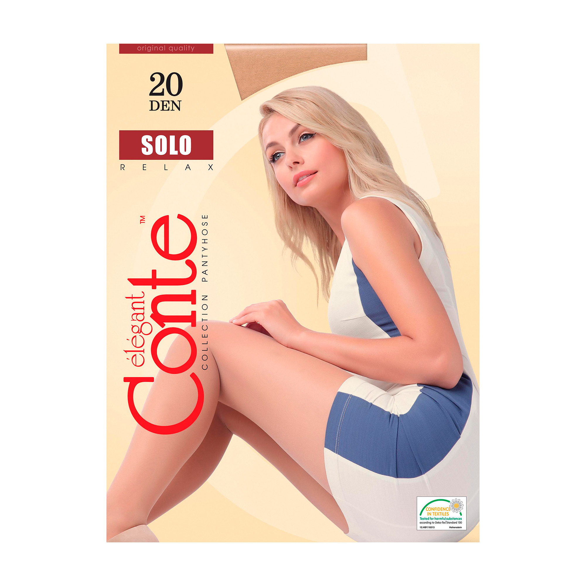 

Колготки жіночі з шортиками Conte elegant Solo 20 DEN, Shade, розмір 2