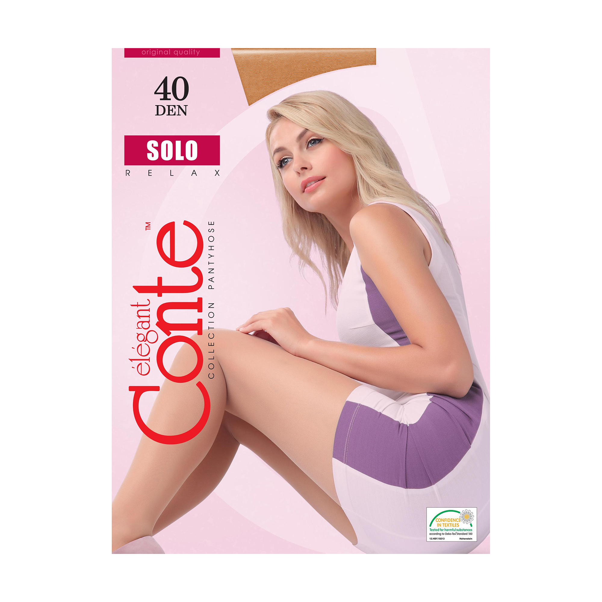 

Колготки жіночі Conte elegant Solo з шортиками, 40 DEN, Bronz, розмір 2
