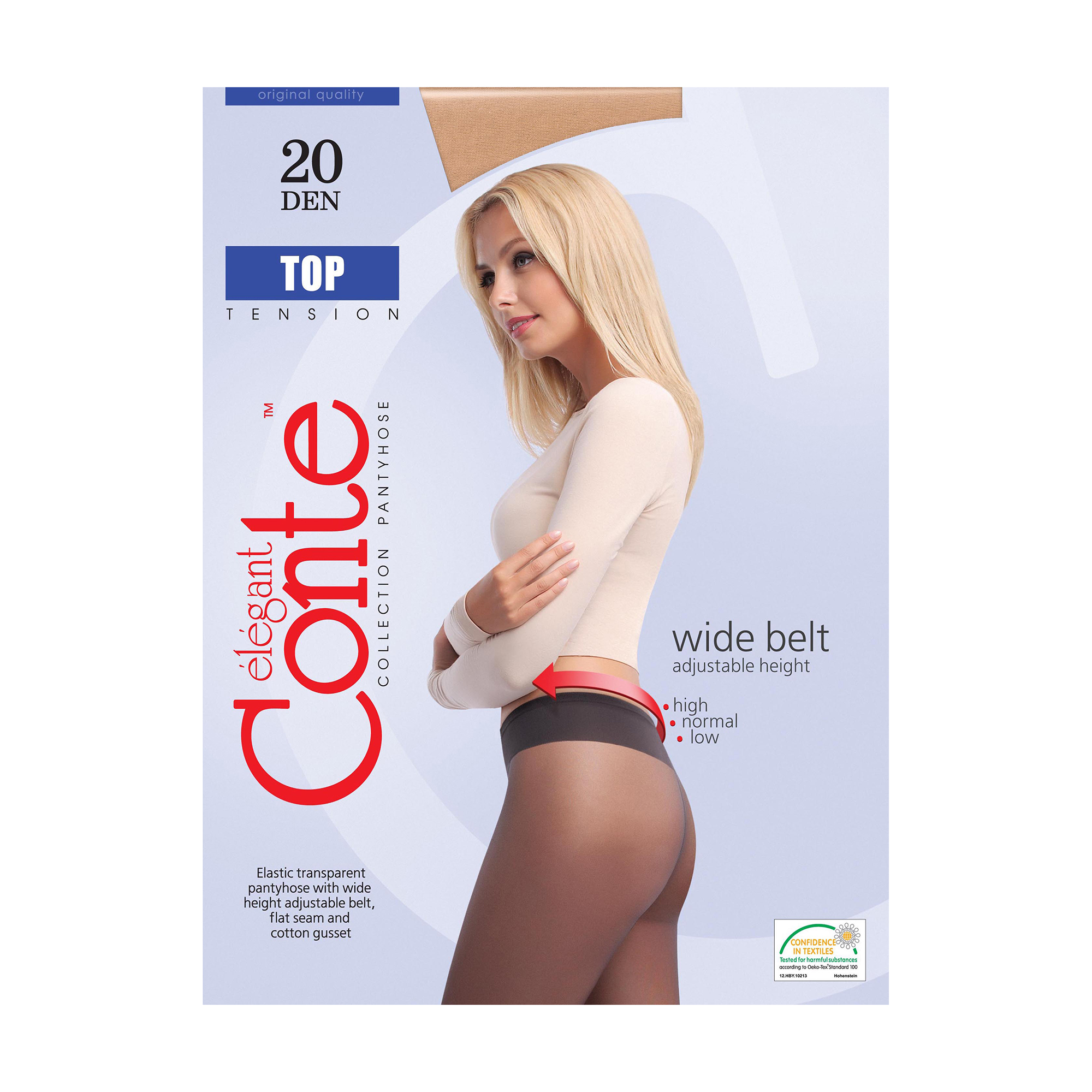 

Колготки жіночі Conte elegant Top 20 DEN, Bronz, розмір 4