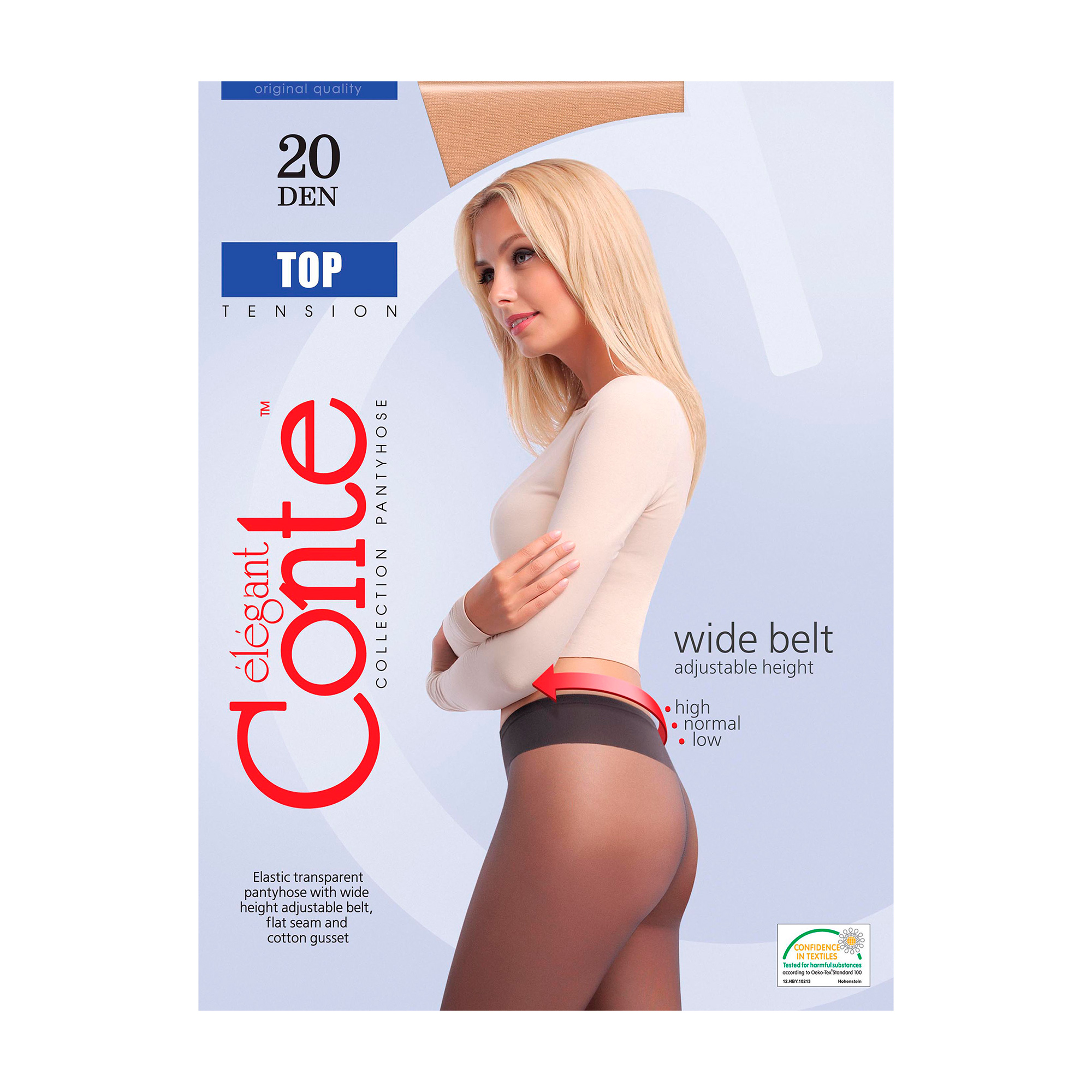 

Колготки жіночі Conte elegant Top 20 DEN, Shade, розмір 4