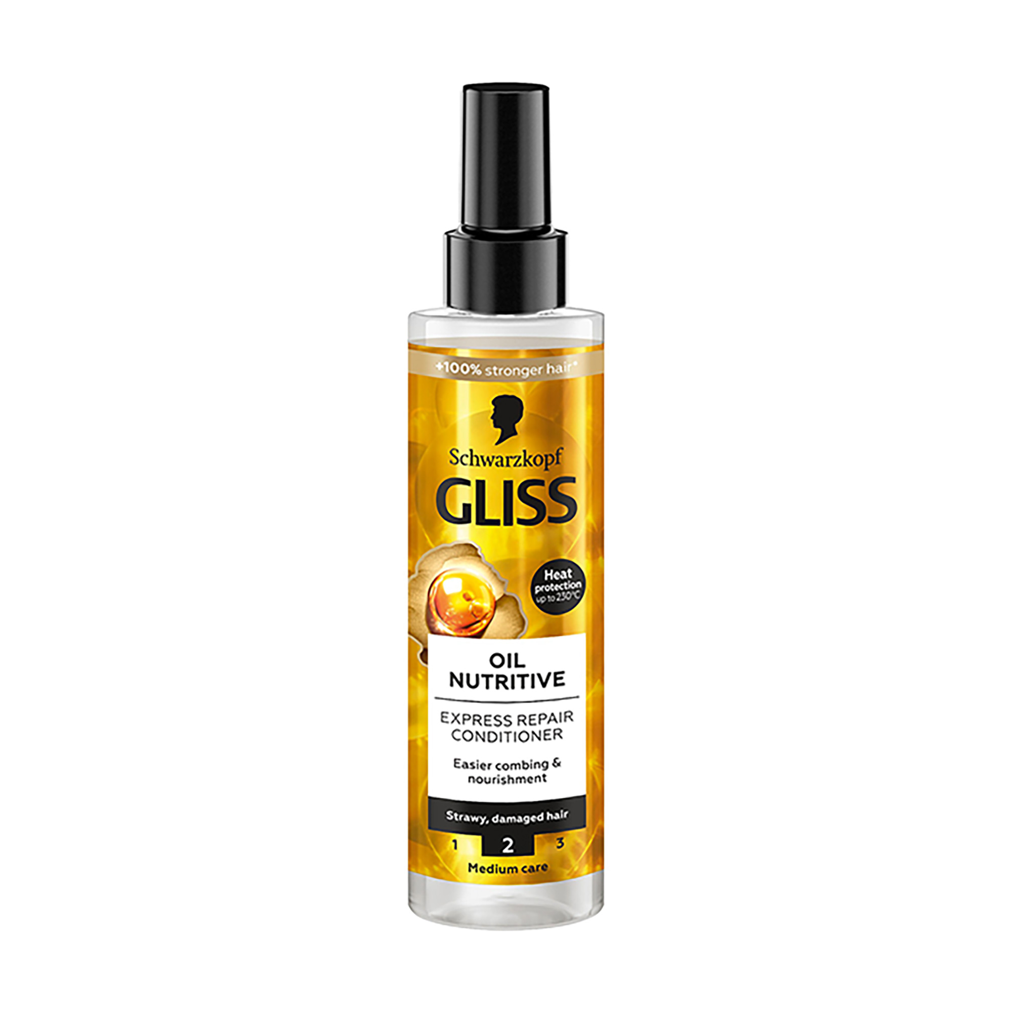 

Уцінка! Експрес-кондиціонер для довгого та посіченого волосся Gliss Oil Nutritive, 200 мл
