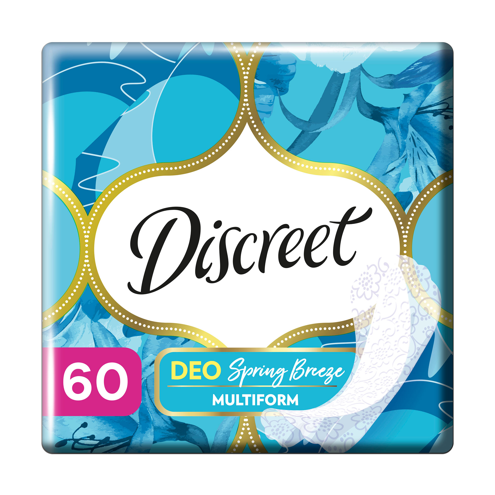 

Уцінка! Щоденні прокладки Discreet Deo Spring Breeze, 60 шт