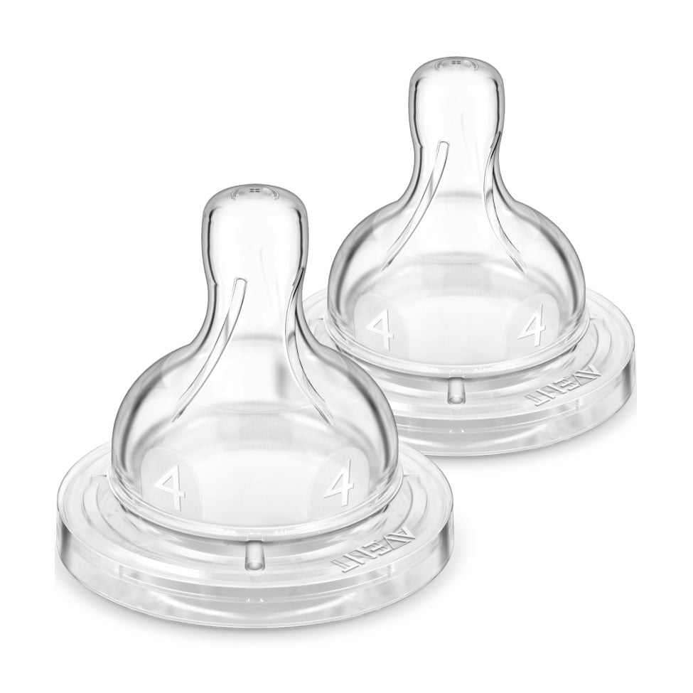 

Дитяча силіконова соска AVENT Anti-Colic швидкий потік, від 6 місяців, 2 шт (SCY764/02)