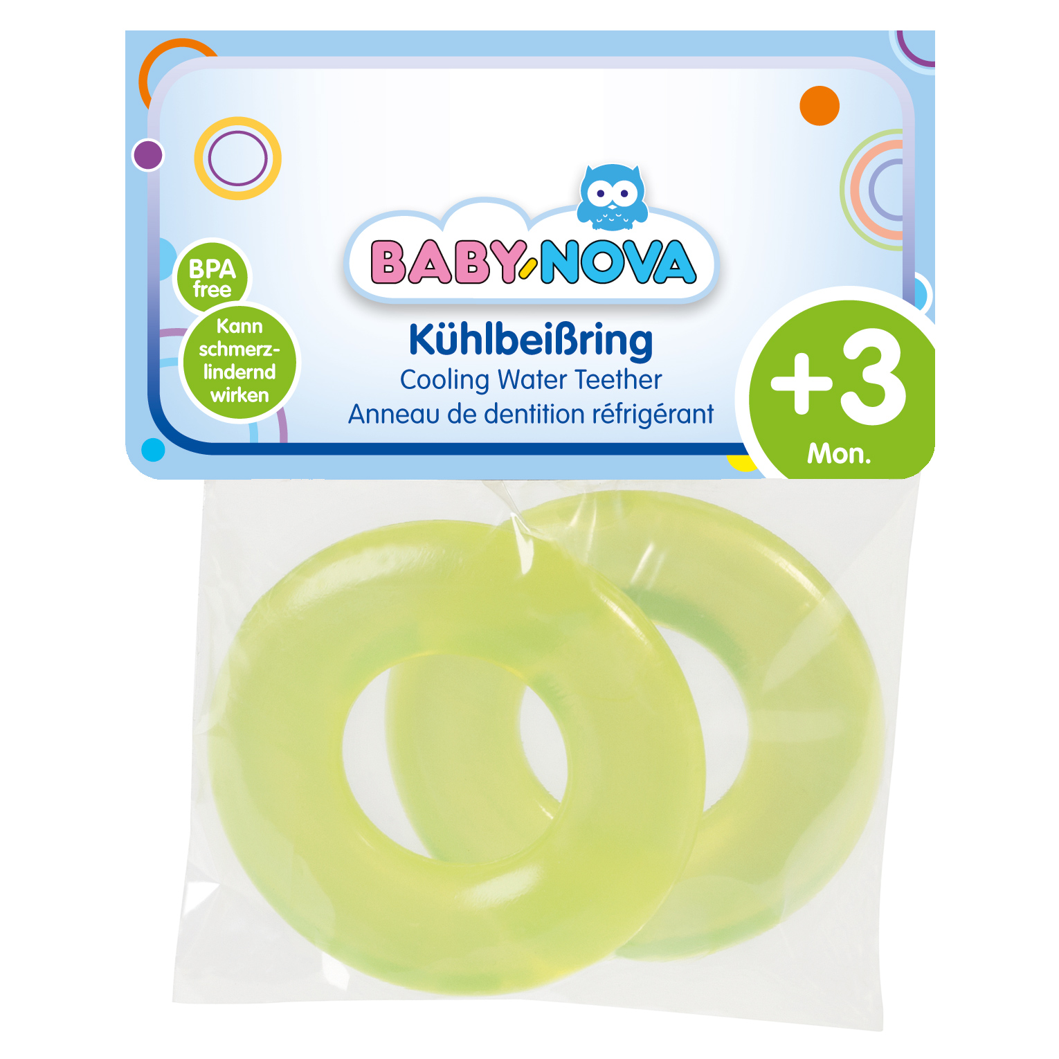

Зубне кільце охолоджувальне Baby-Nova, 2 шт