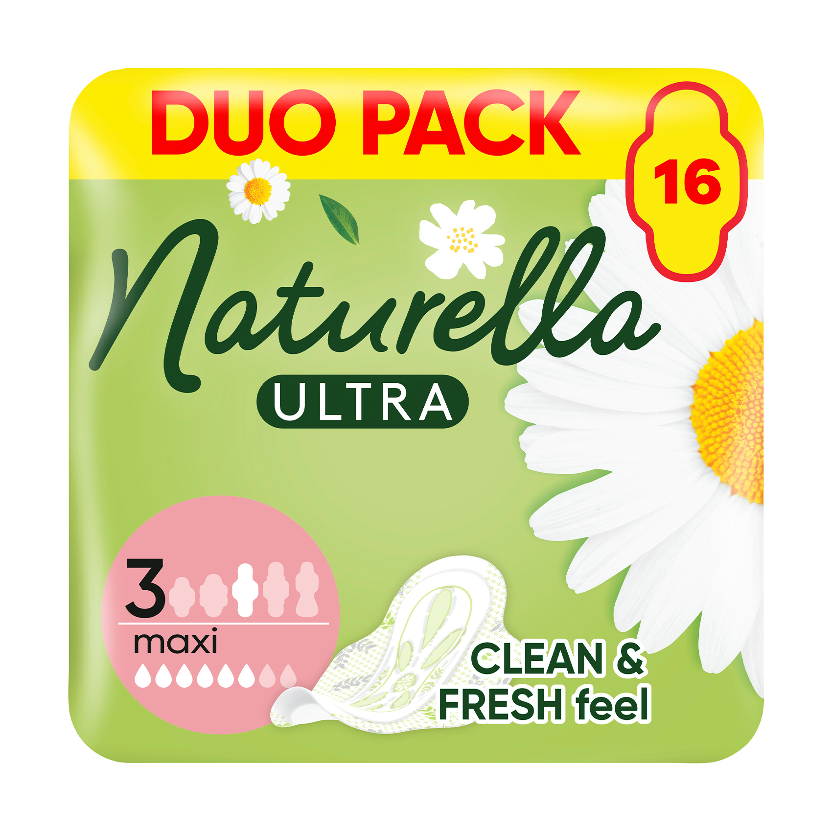 

Гігієнічні прокладки NATURELLA Ultra Maxi, 16 шт