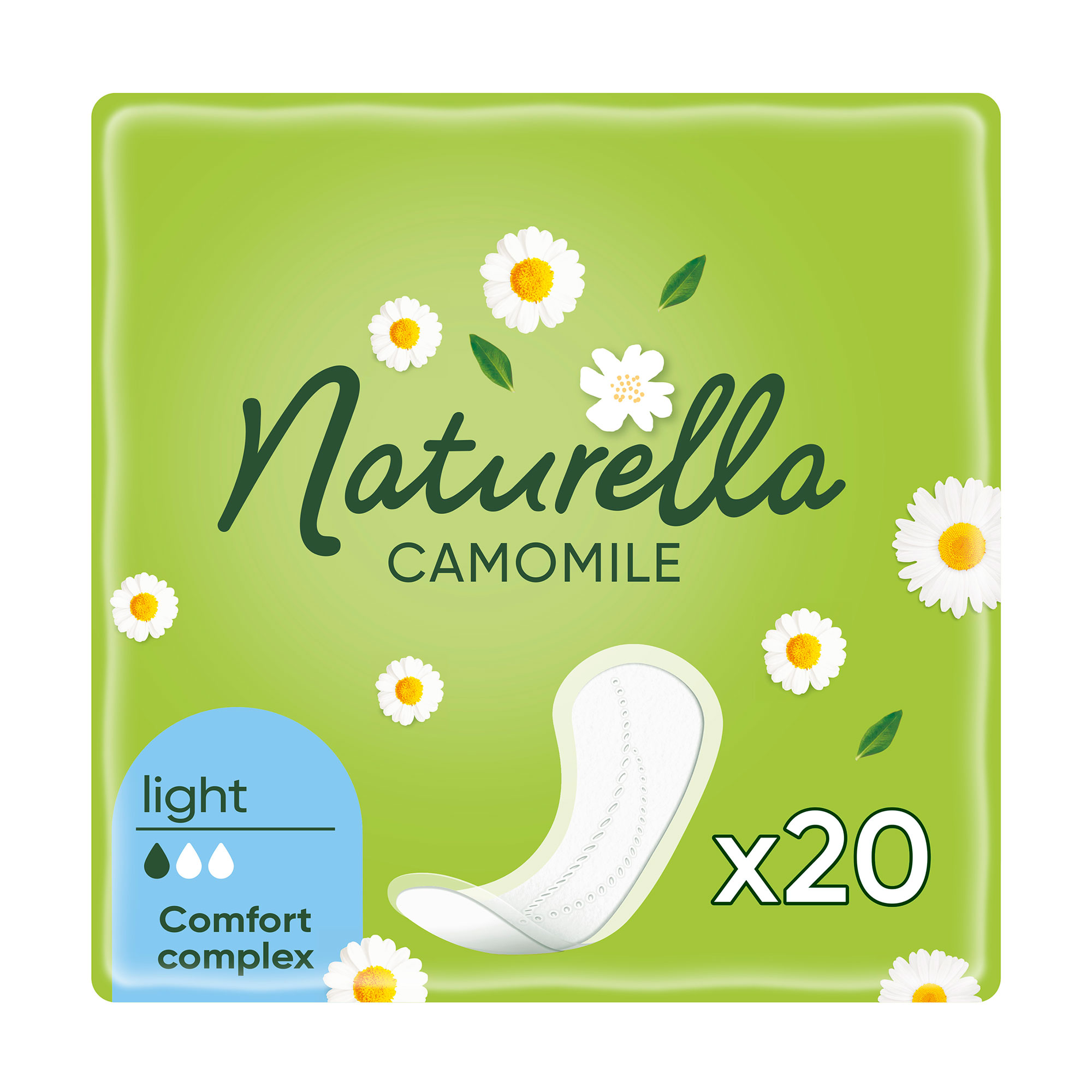 

Уцінка! Щоденні прокладки Naturella Camomile Light, 20 шт