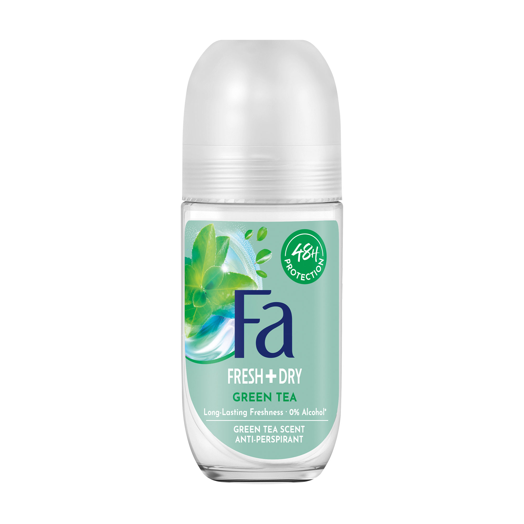 

Кульковий антиперспірант Fa Fresh + Dry Green Tea 48H з ароматом зеленого чаю, жіночий, 50 мл
