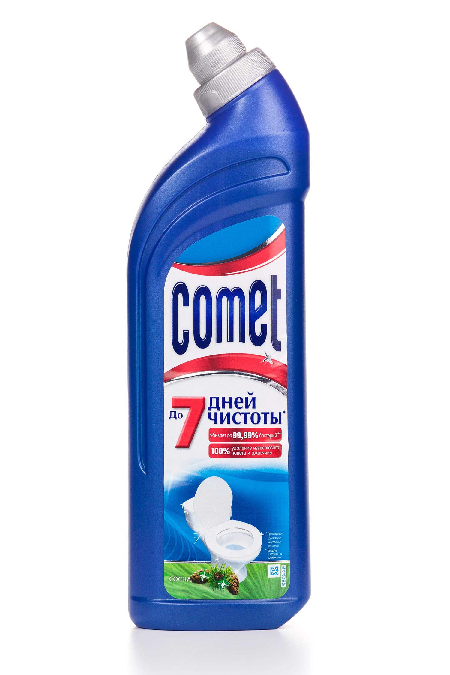 

Засіб для чищення для туалету Comet Сосна, 750 мл