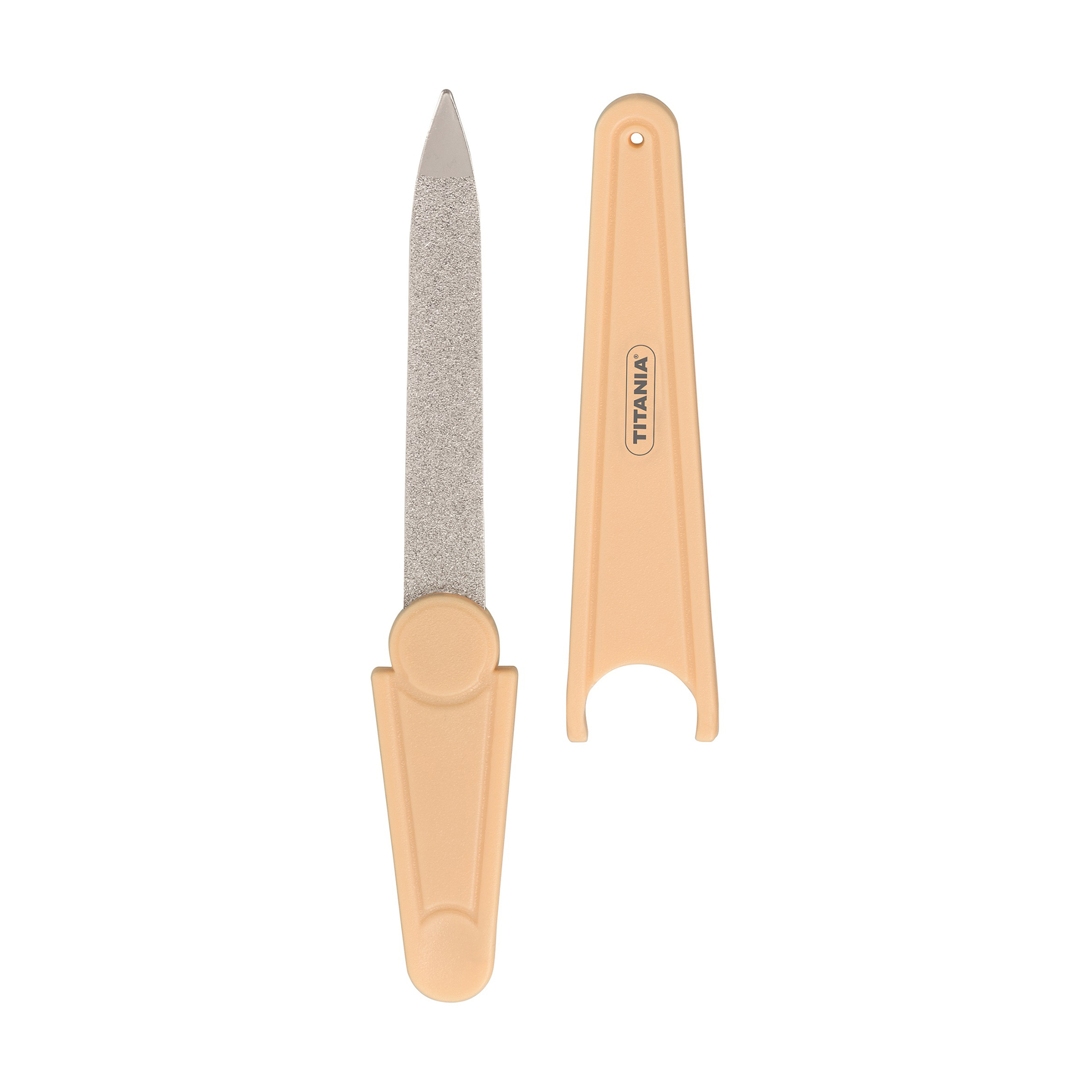 

Пилка для нігтів Titania кишенькова, 10.5 см (1048 абрикос)