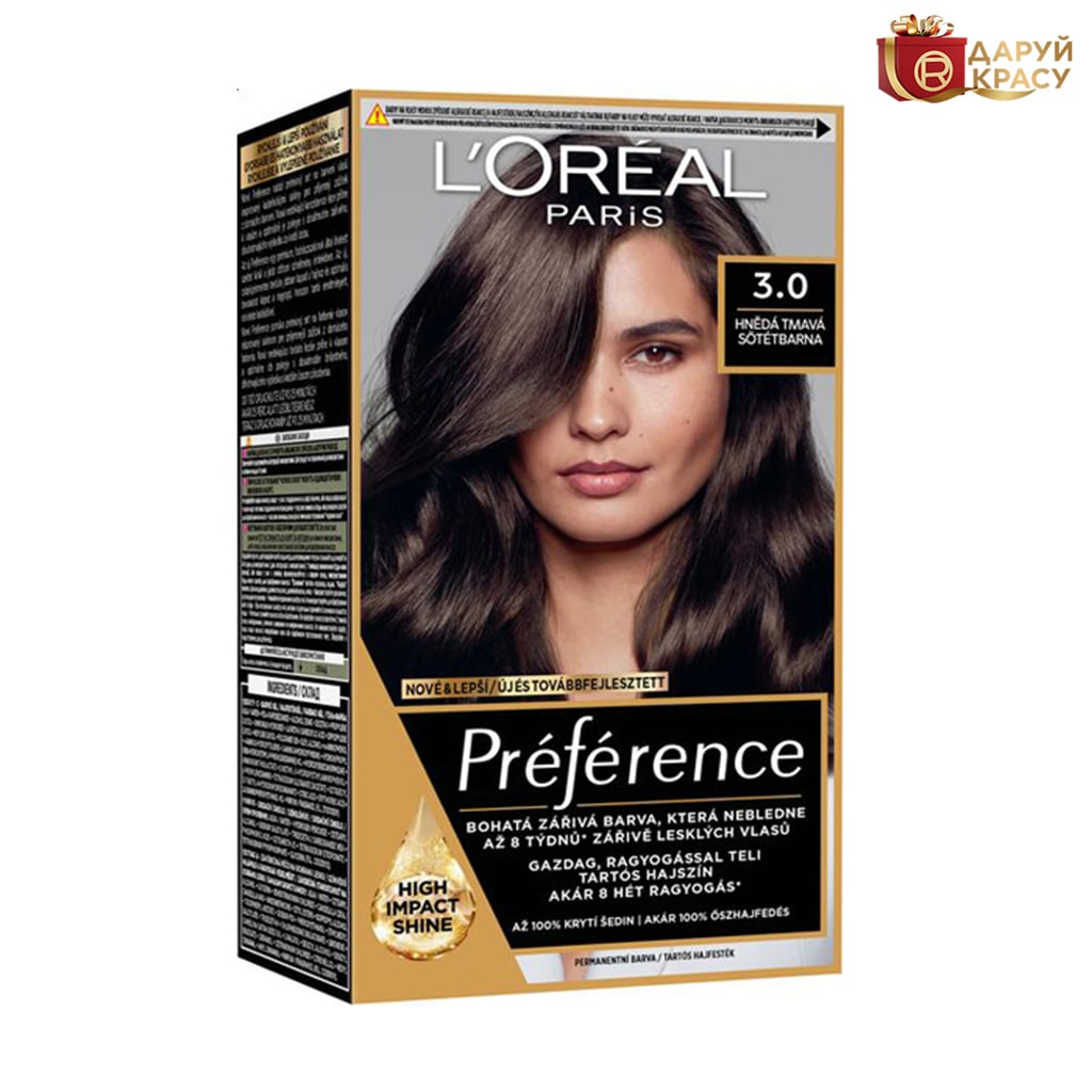 

Стійка фарба для волосся L'Oreal Paris Preference 3.0, 174 мл