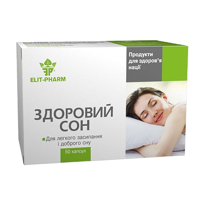 

Здоровий сон Elit-Pharm, 50 капсул