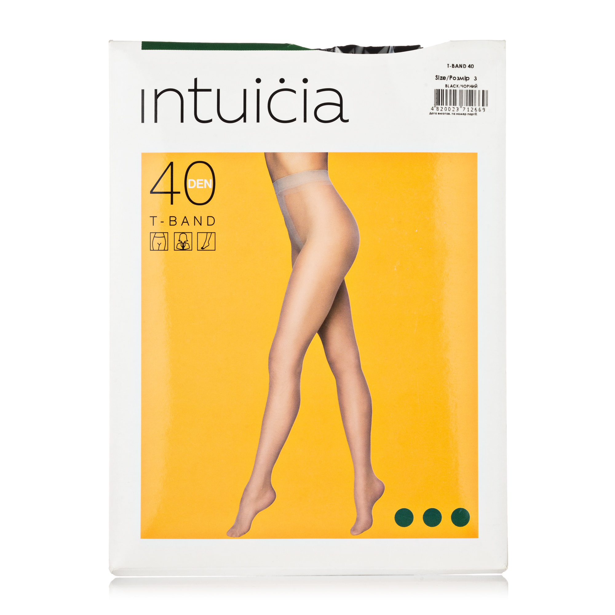 

Колготки жіночі Intuicia T-BAND 40 ДЕН бежевий 4 р.
