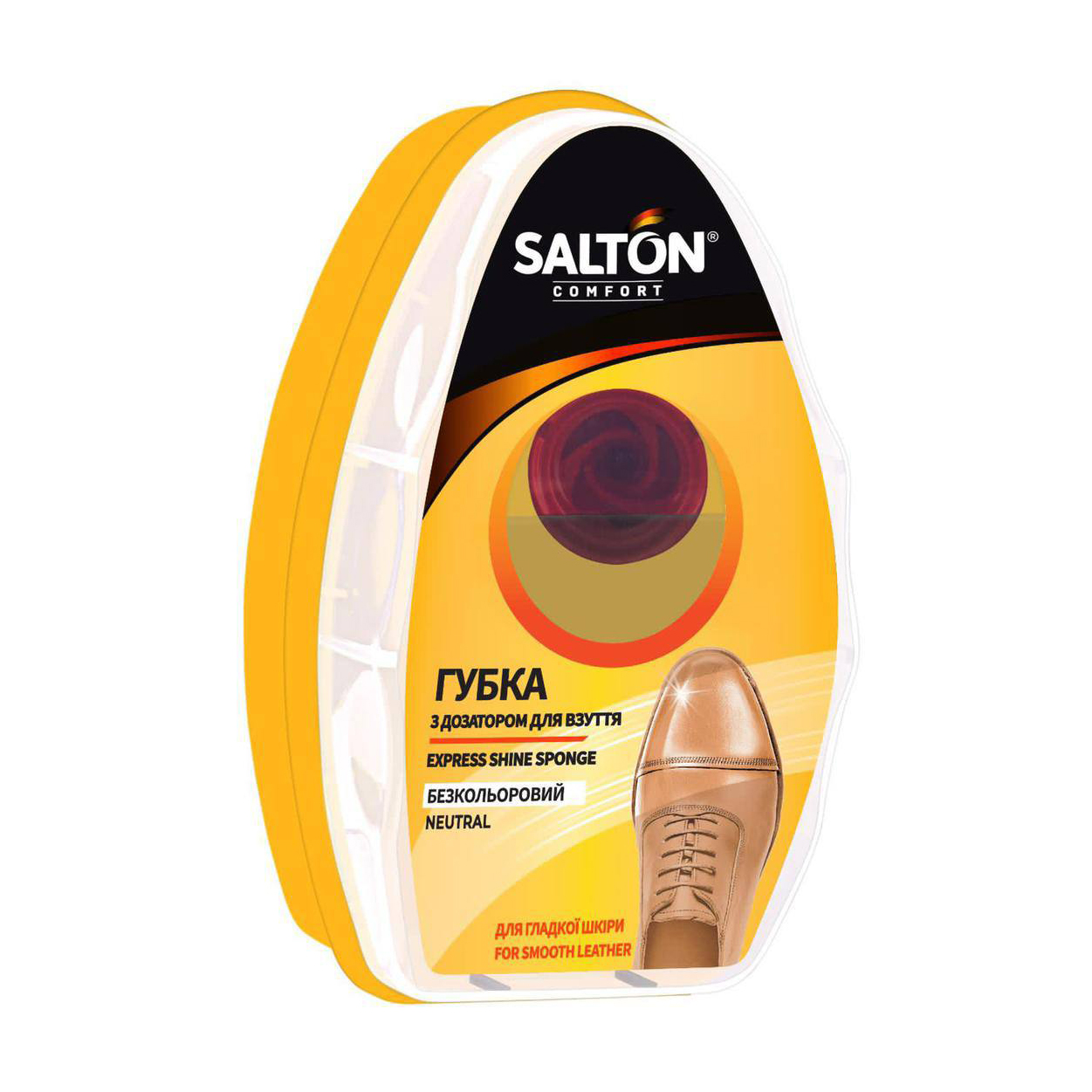 

Губка SALTON з дозатором, для взуття з гладкої шкіри, безбарвна, 7 мл
