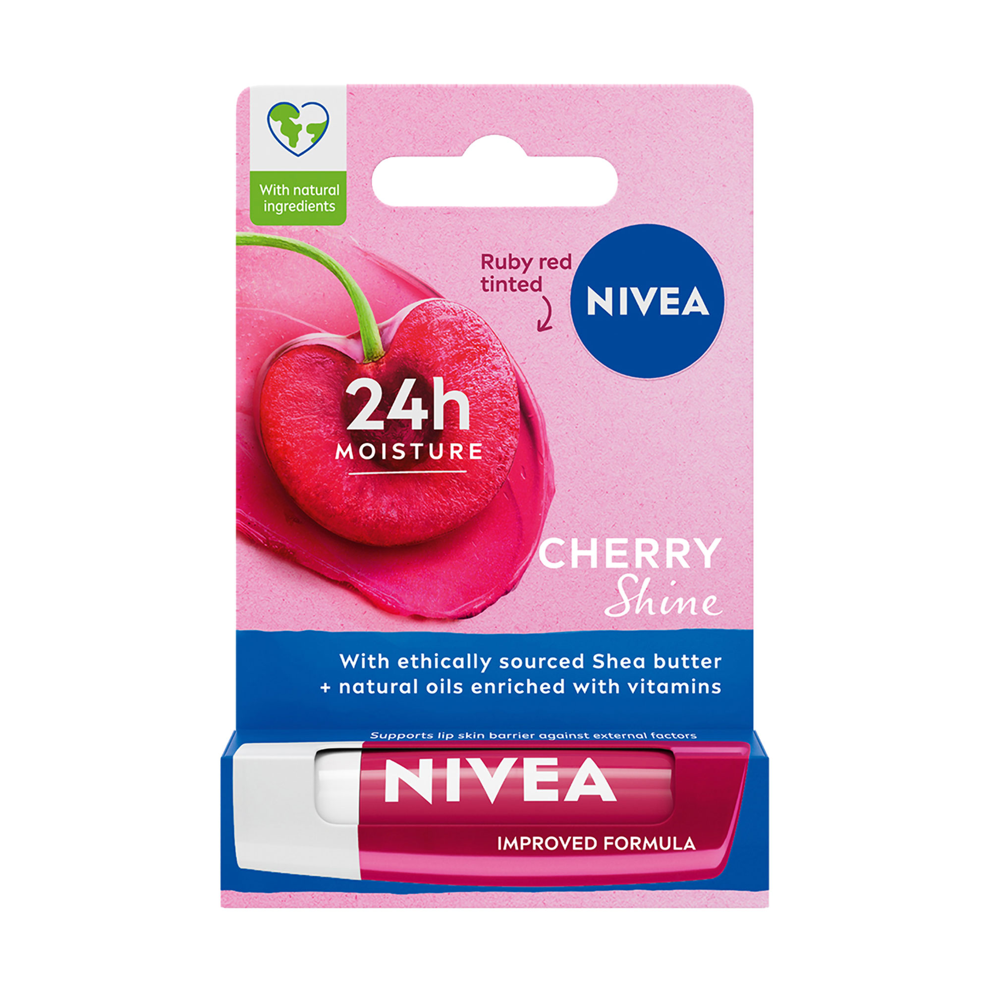 

Уцінка! Бальзам-догляд для губ NIVEA Cherry Shine Вишневе сяйво, 4.8 г