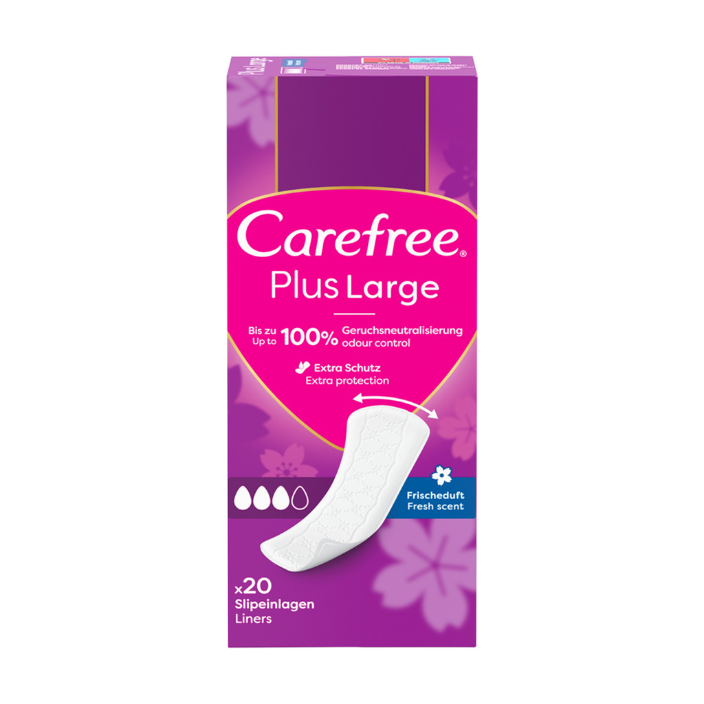 

Уцінка! Щоденні прокладки Carefree Plus Large Fresh, 20 шт