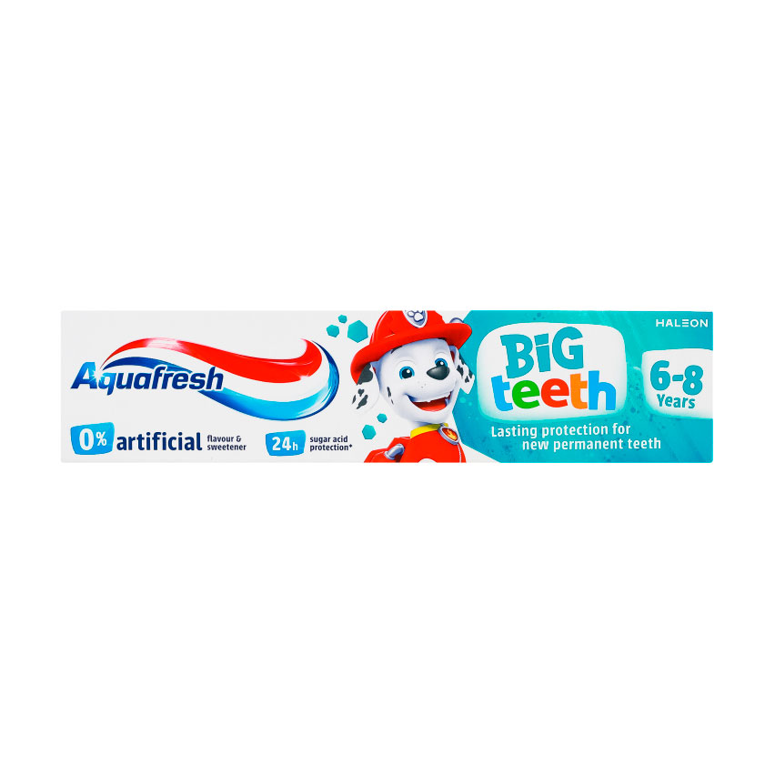 

Дитяча зубна паста Aquafresh Мої великі зубки, 6-8 років, 50 мл