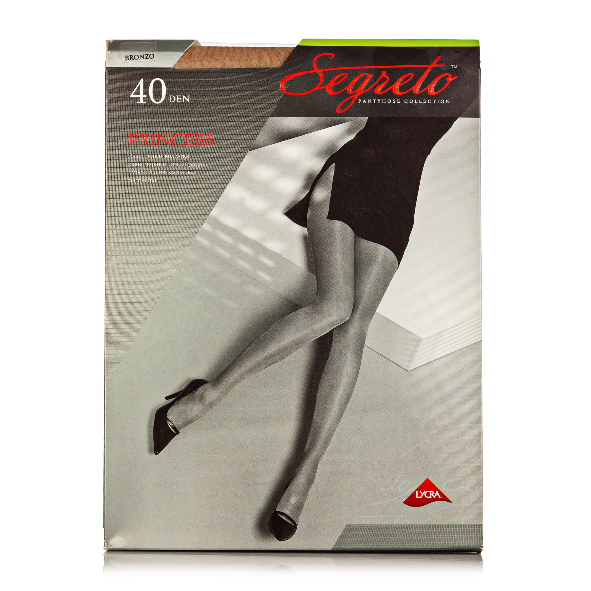 

Колготки жіночі SEGRETO PRINCESS 40 ден бронза р.4