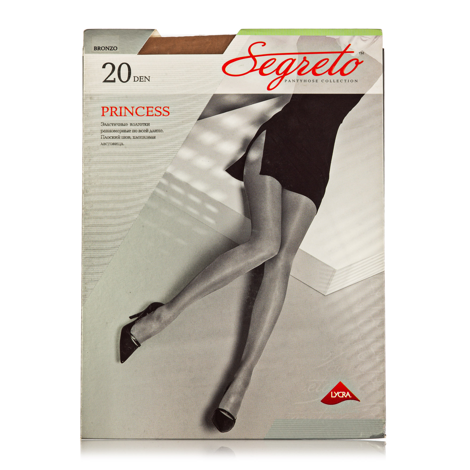 

Колготки жіночі Segreto Princess 20 DEN бронза р.4