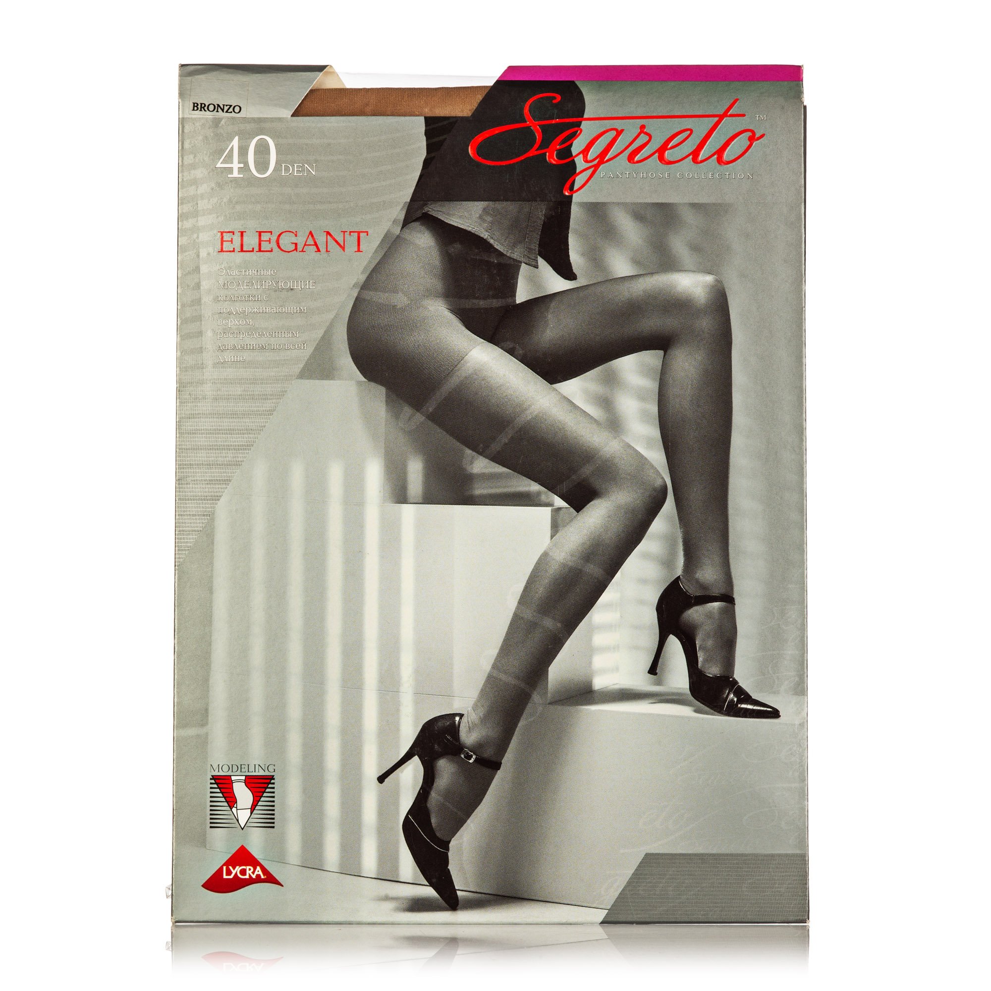 

Колготки жіночі Segreto Elegant 40 DEN бронза р.3