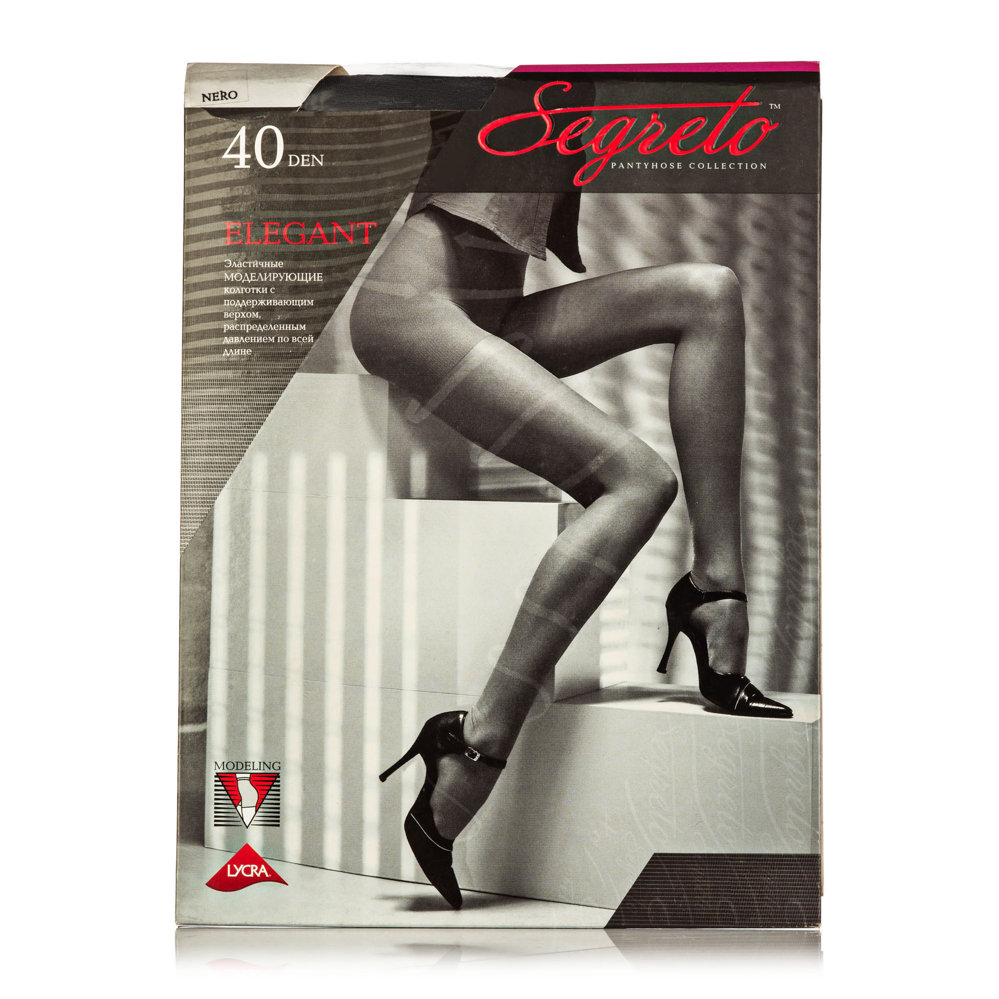 

Колготки жіночі Segreto Elegant 40 DEN неро р.2