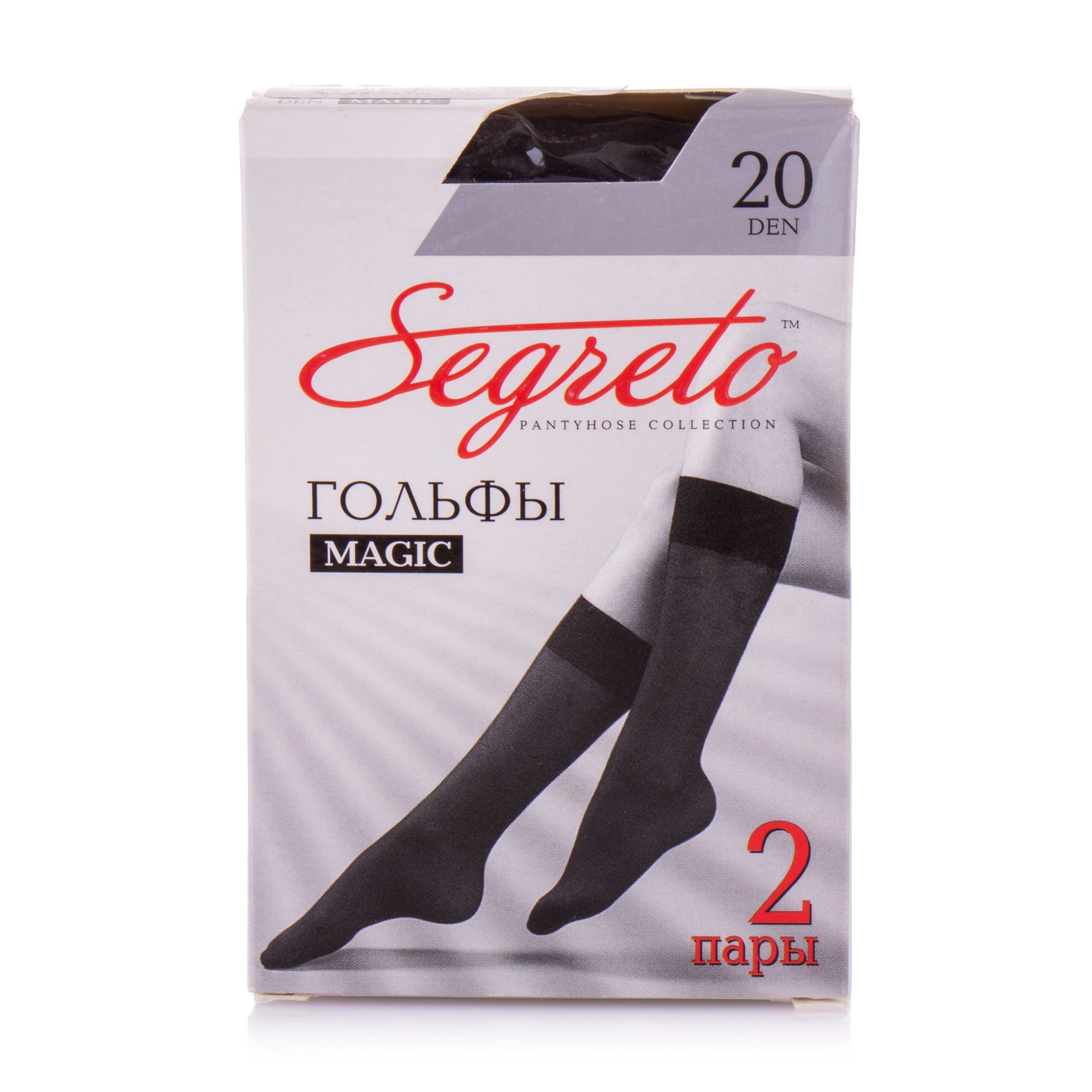 

Напівпанчохи жіночі SEGRETO MAGIC 20 ден бронза р.23-25