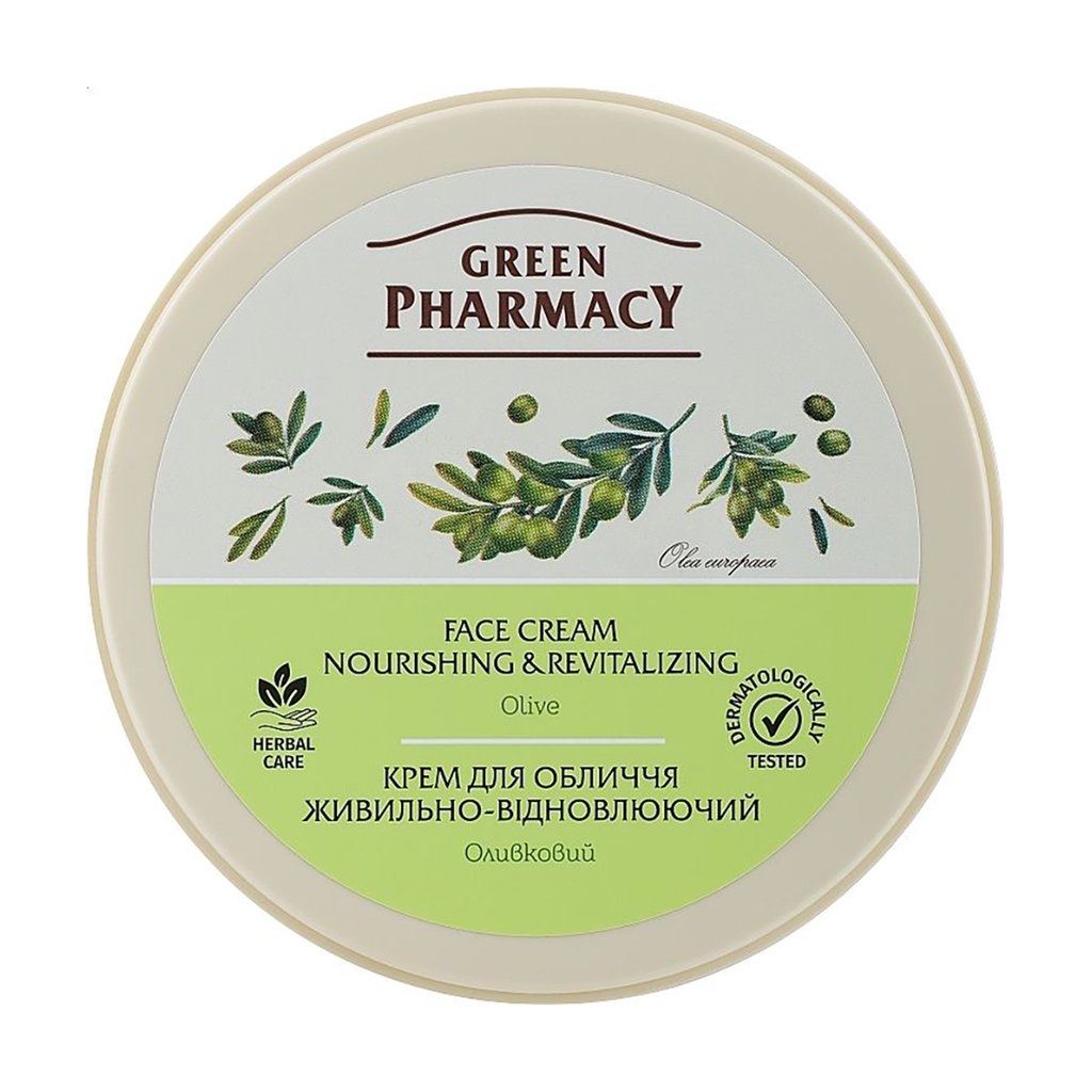

Крем для обличчя Green Pharmacy Оливковий, 200 мл