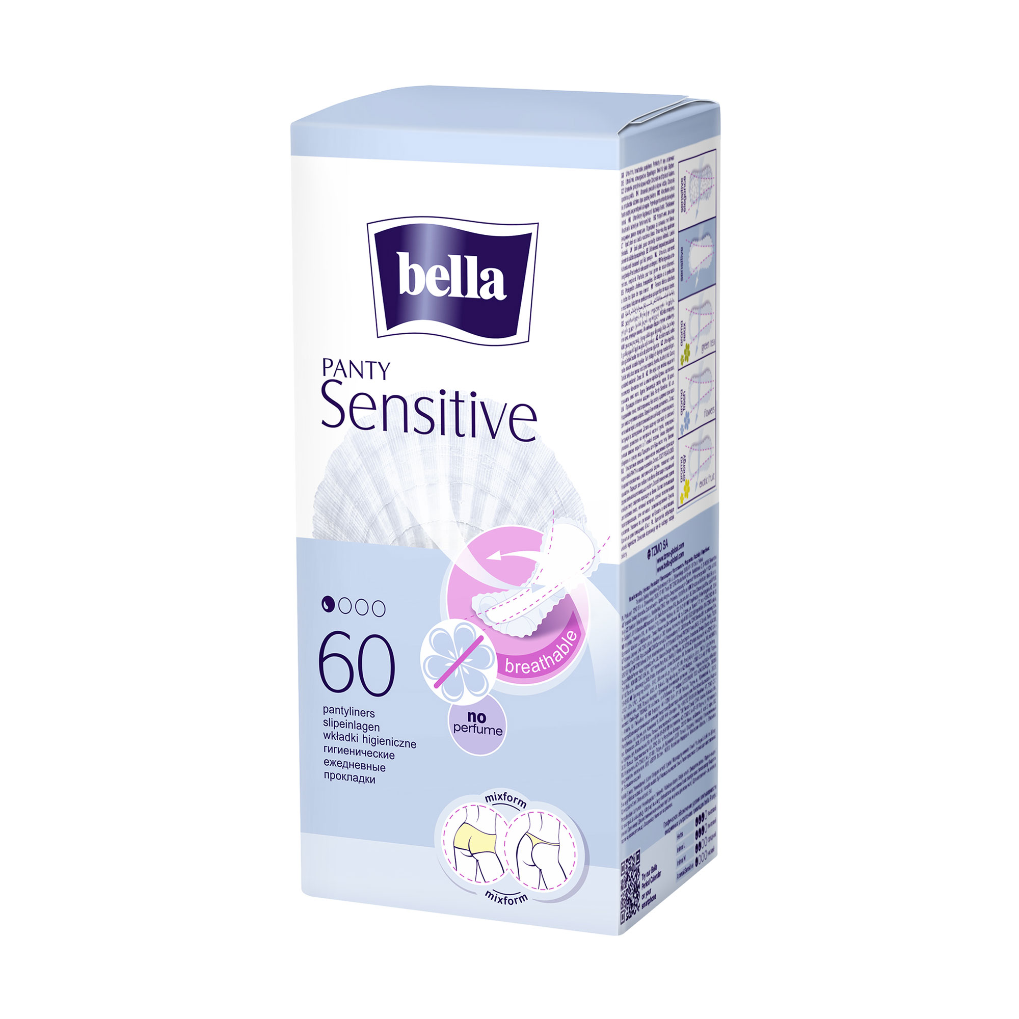 

Прокладки щоденнi Bella Panty Sensitive, 60 шт