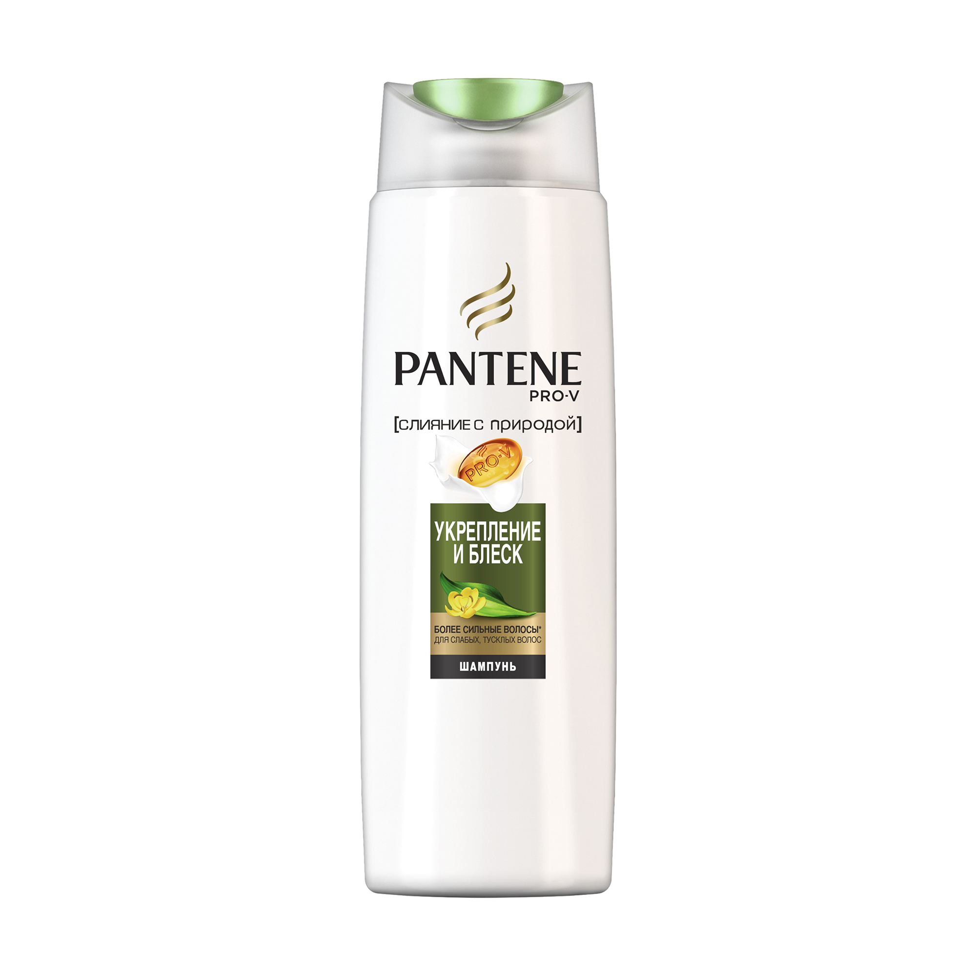 

Шампунь для слабкого, тьмяного волосся Pantene Pro-V Nature Fusion Strength and Moisture Shampoo Зміцнення і блиск, 250 мл